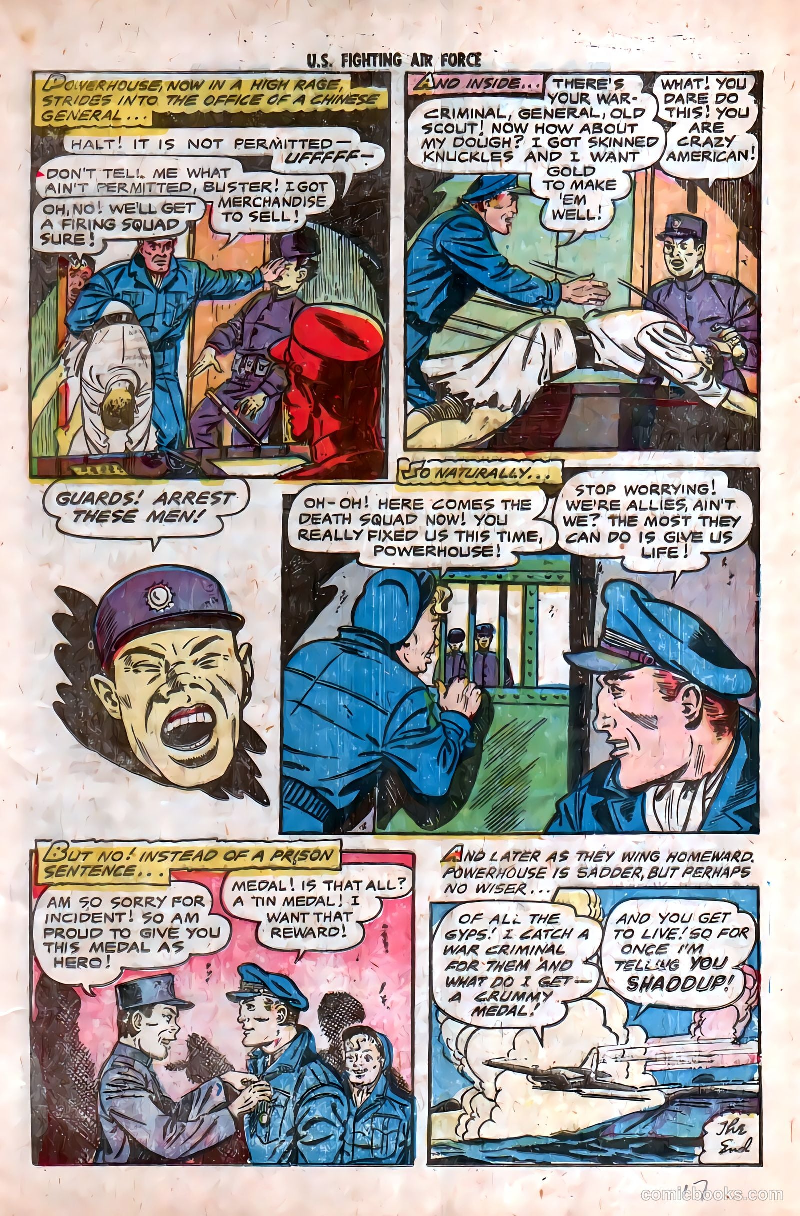 U.S. Fighting Air Force #24 (1956) — page 17 of 36