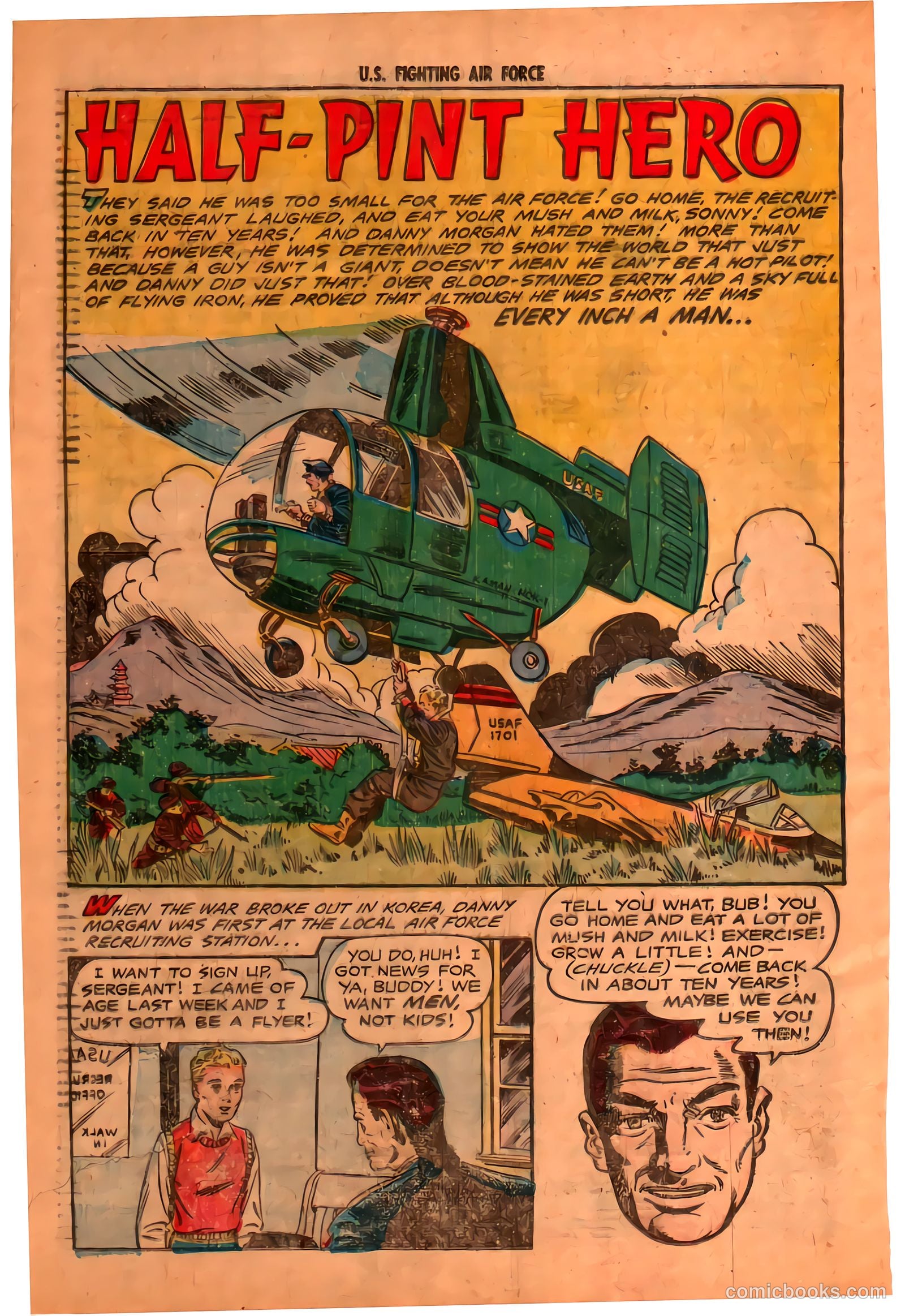 U.S. Fighting Air Force #24 (1956) — page 20 of 36