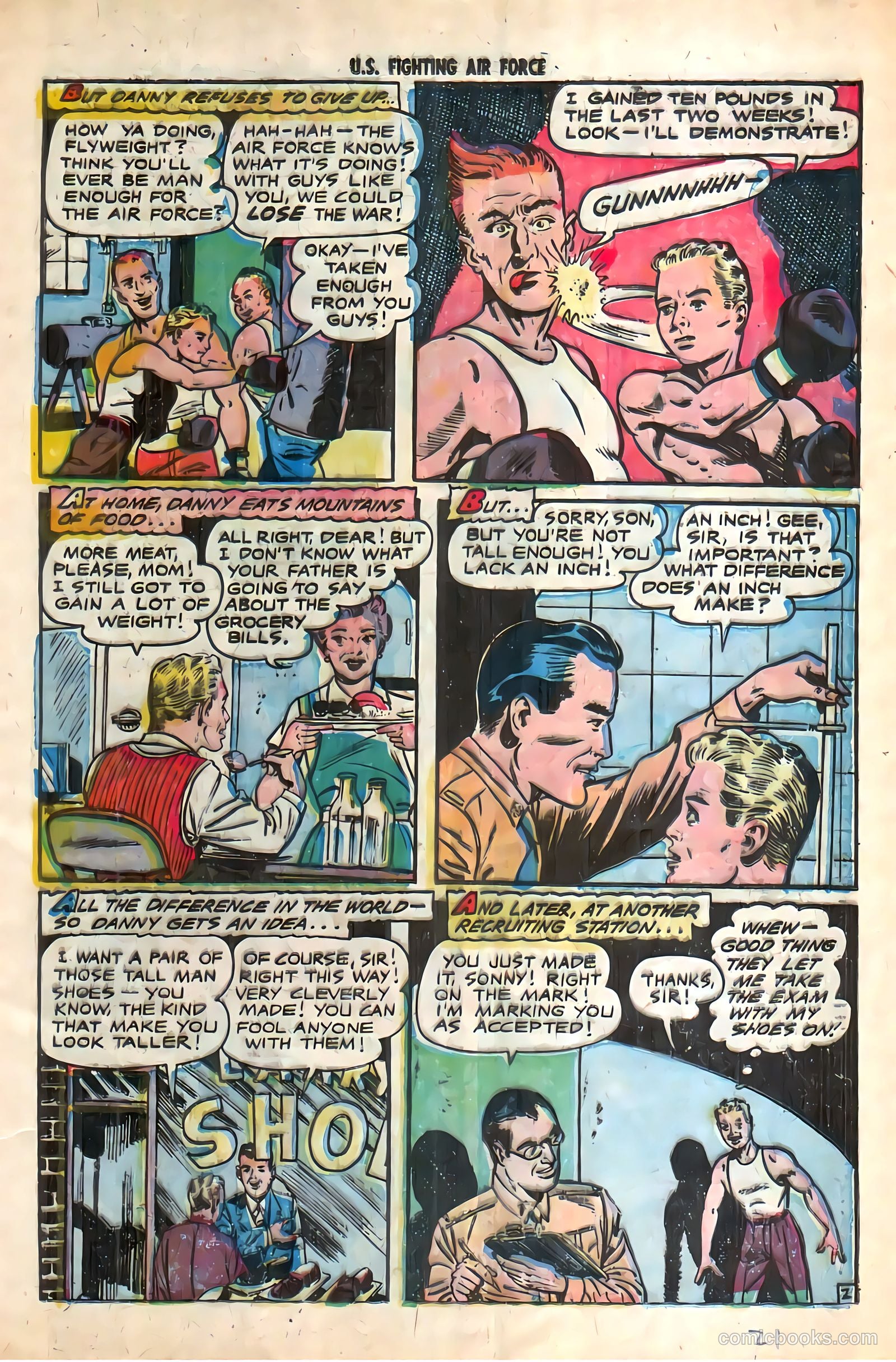 U.S. Fighting Air Force #24 (1956) — page 21 of 36