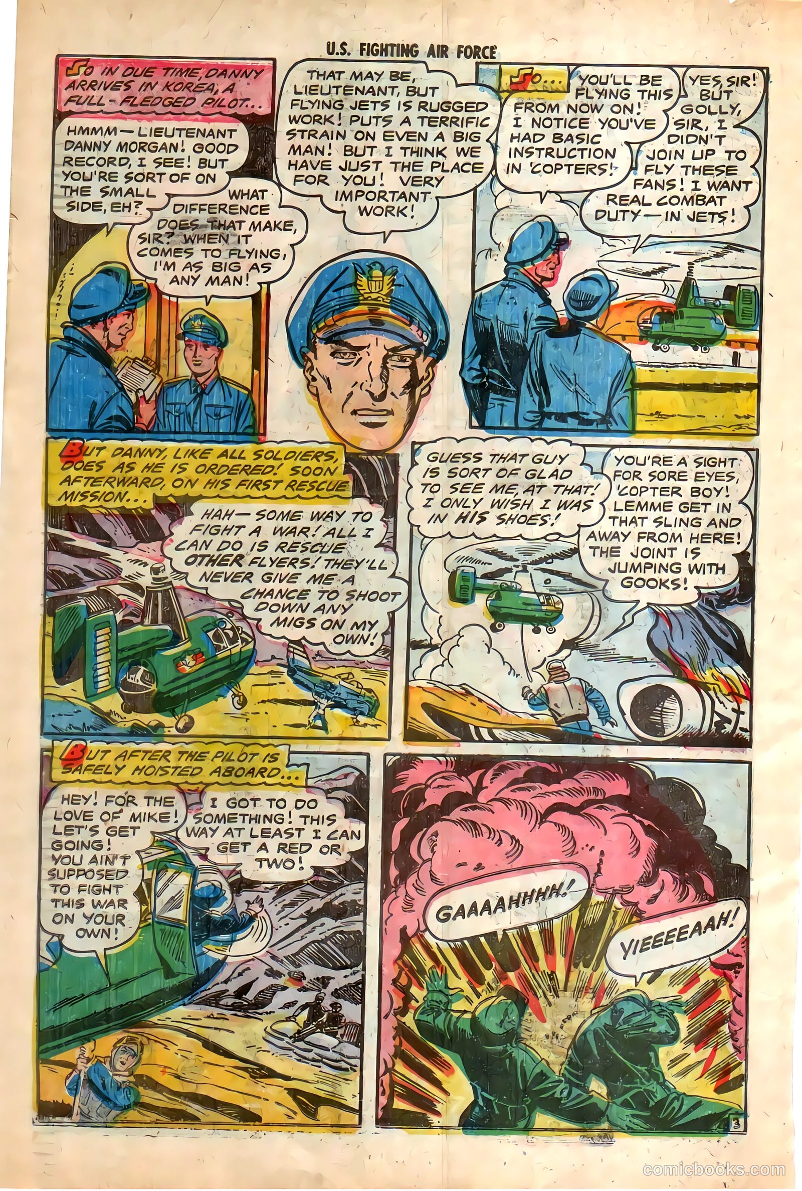 U.S. Fighting Air Force #24 (1956) — page 22 of 36