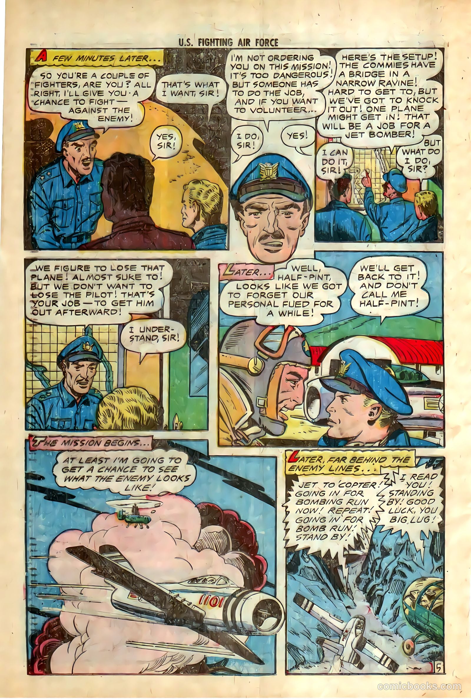 U.S. Fighting Air Force #24 (1956) — page 24 of 36