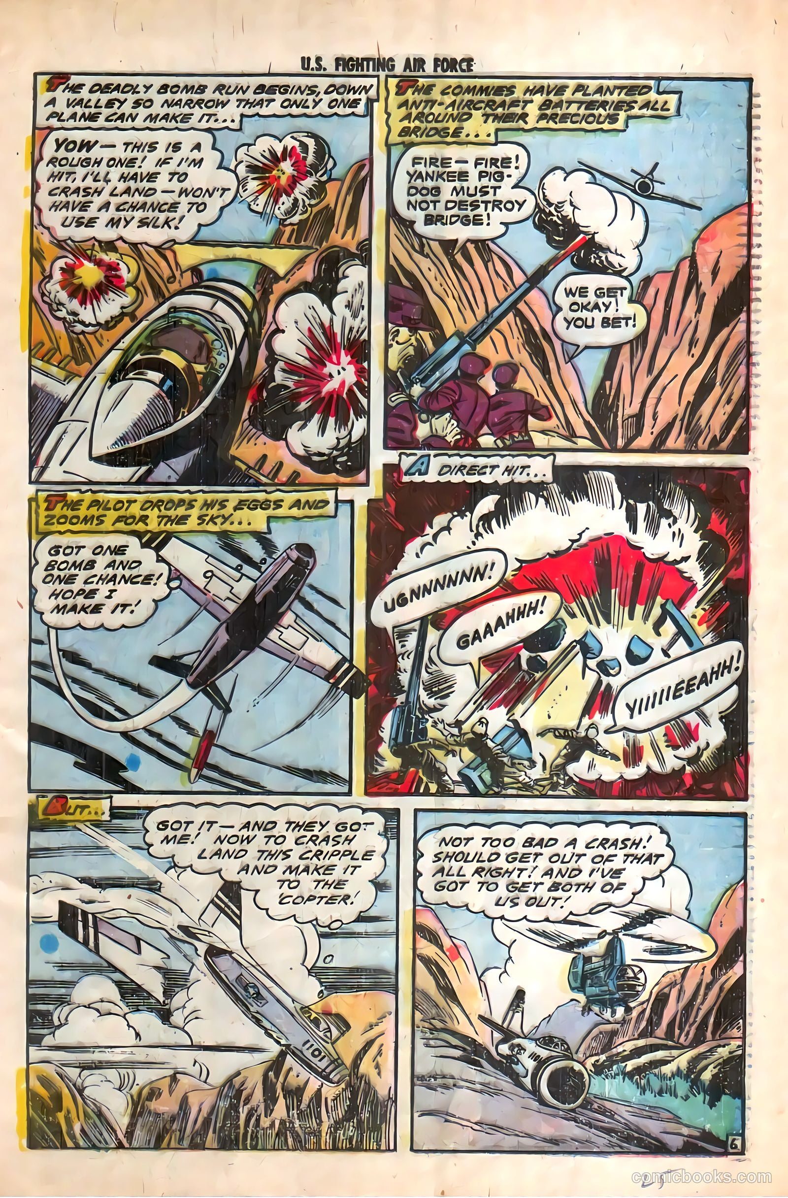 U.S. Fighting Air Force #24 (1956) — page 25 of 36