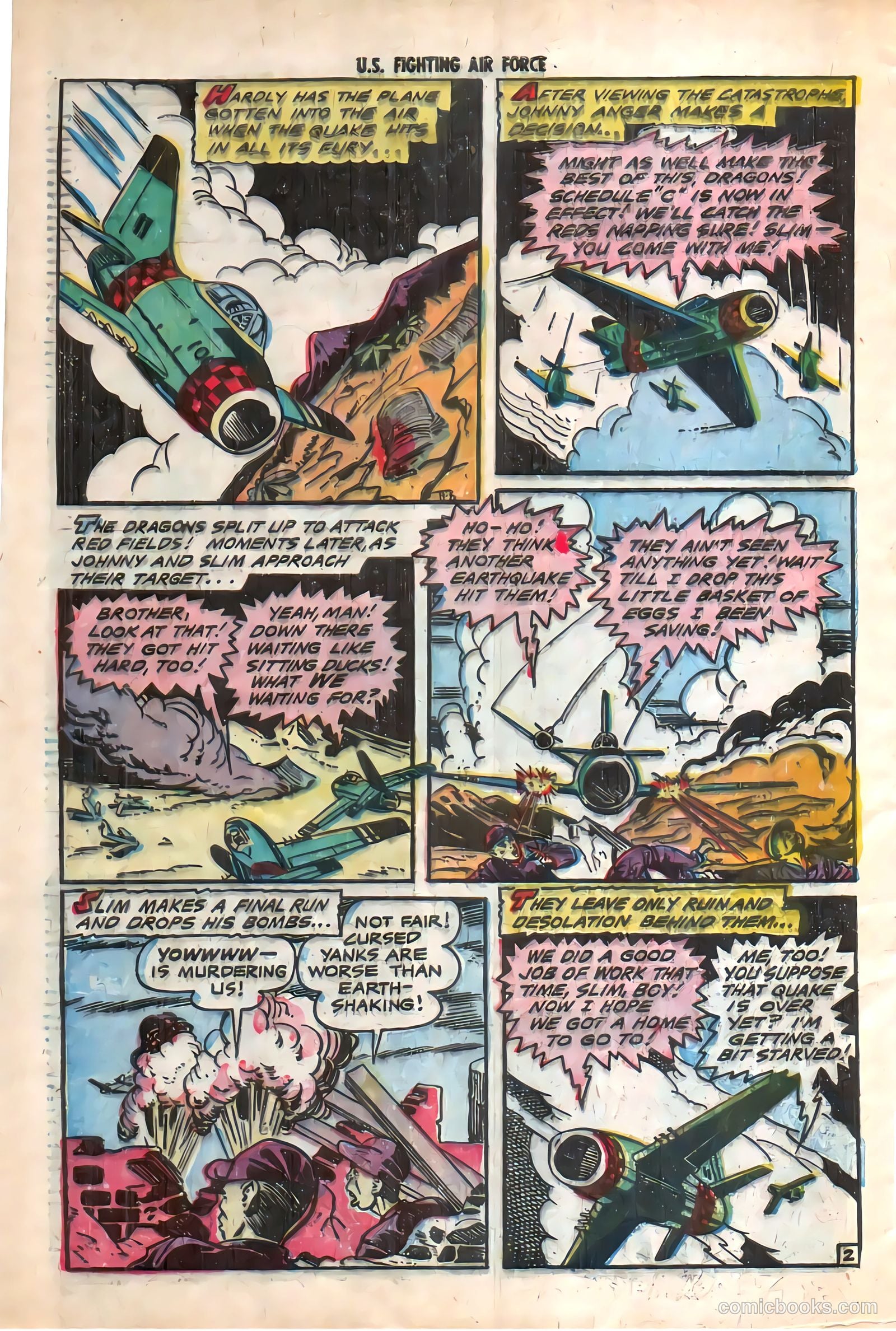 U.S. Fighting Air Force #24 (1956) — page 28 of 36