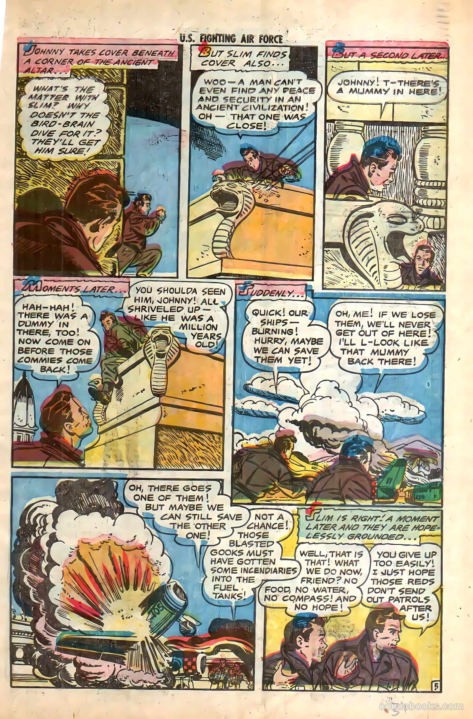 U.S. Fighting Air Force #24 (1956) — page 31 of 36