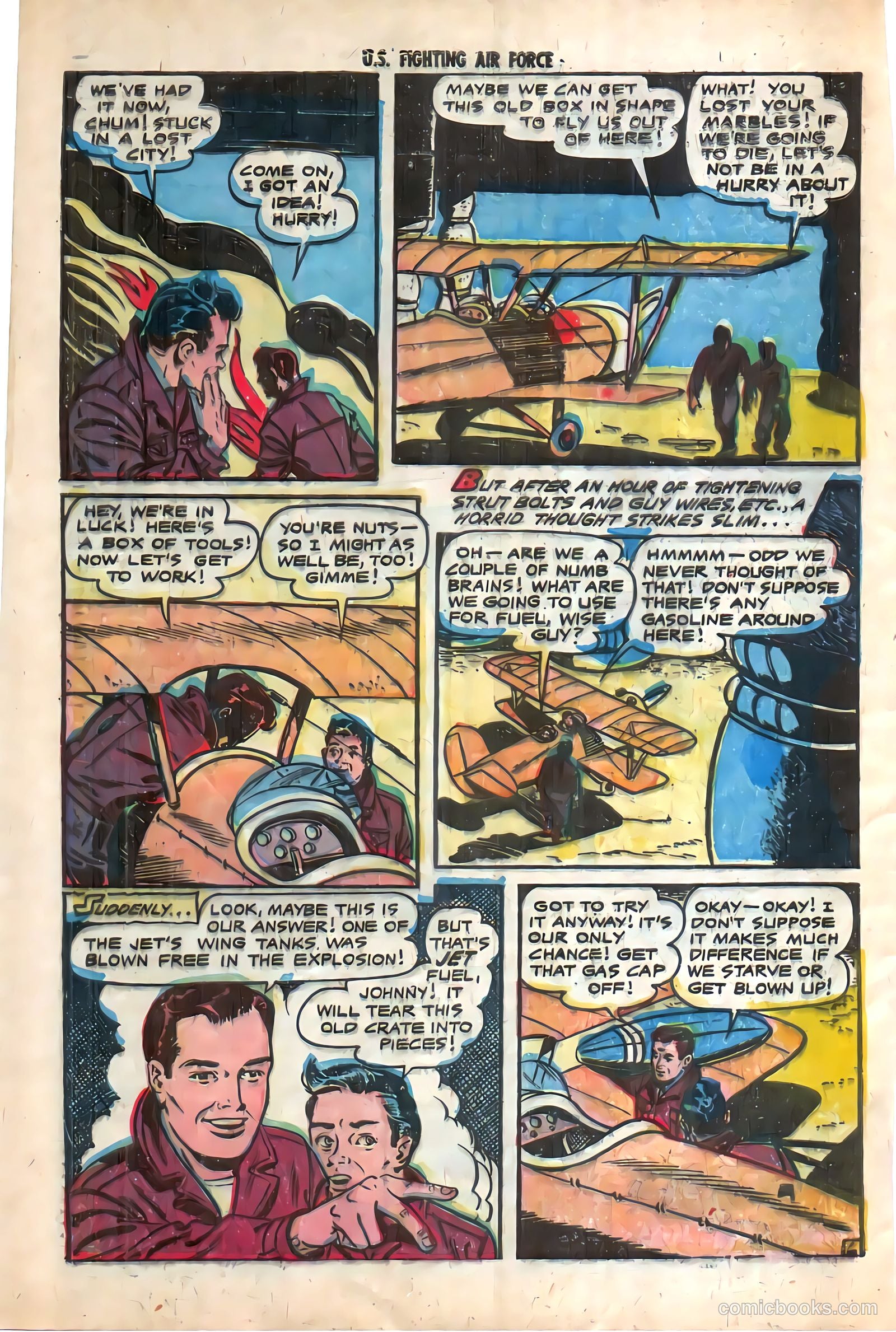 U.S. Fighting Air Force #24 (1956) — page 32 of 36