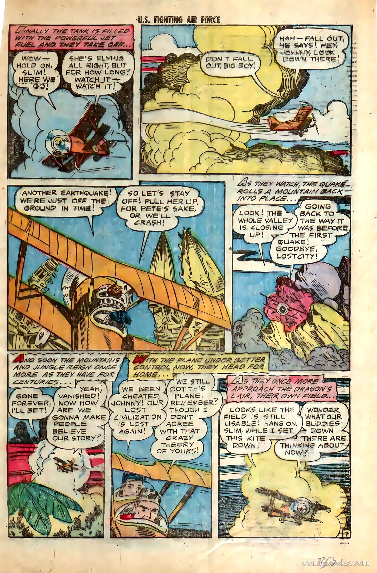 U.S. Fighting Air Force #24 (1956) — page 33 of 36