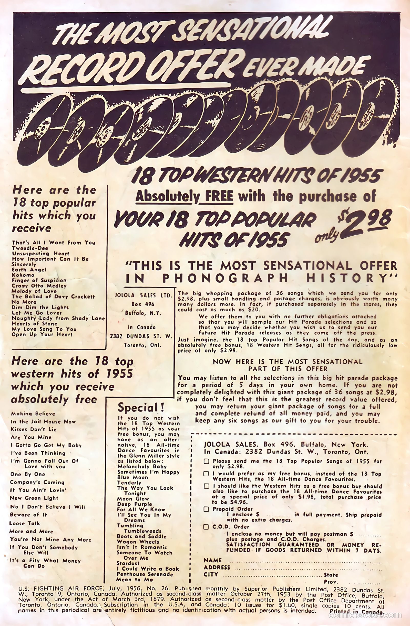 U.S. Fighting Air Force #26 (1956) — page 2 of 36