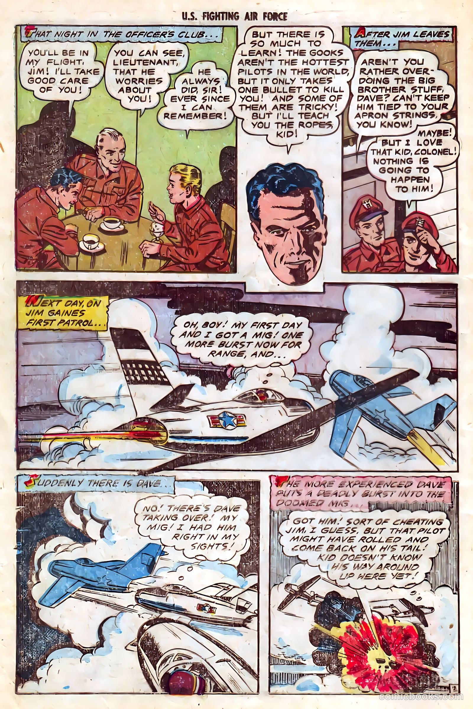 U.S. Fighting Air Force #26 (1956) — page 12 of 36