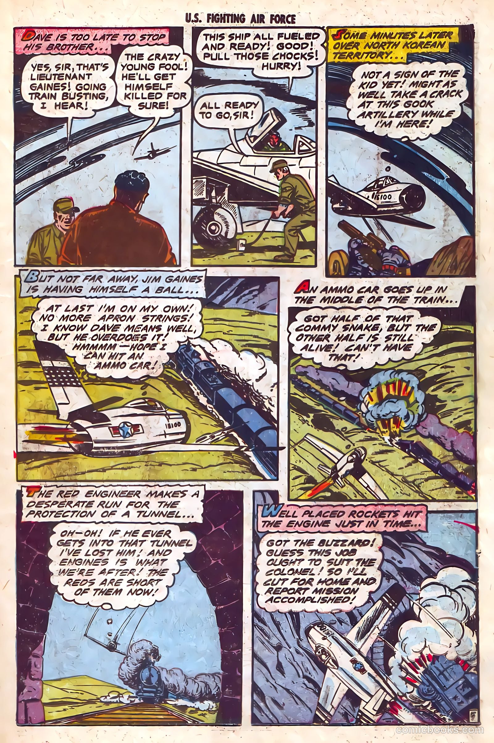 U.S. Fighting Air Force #26 (1956) — page 15 of 36