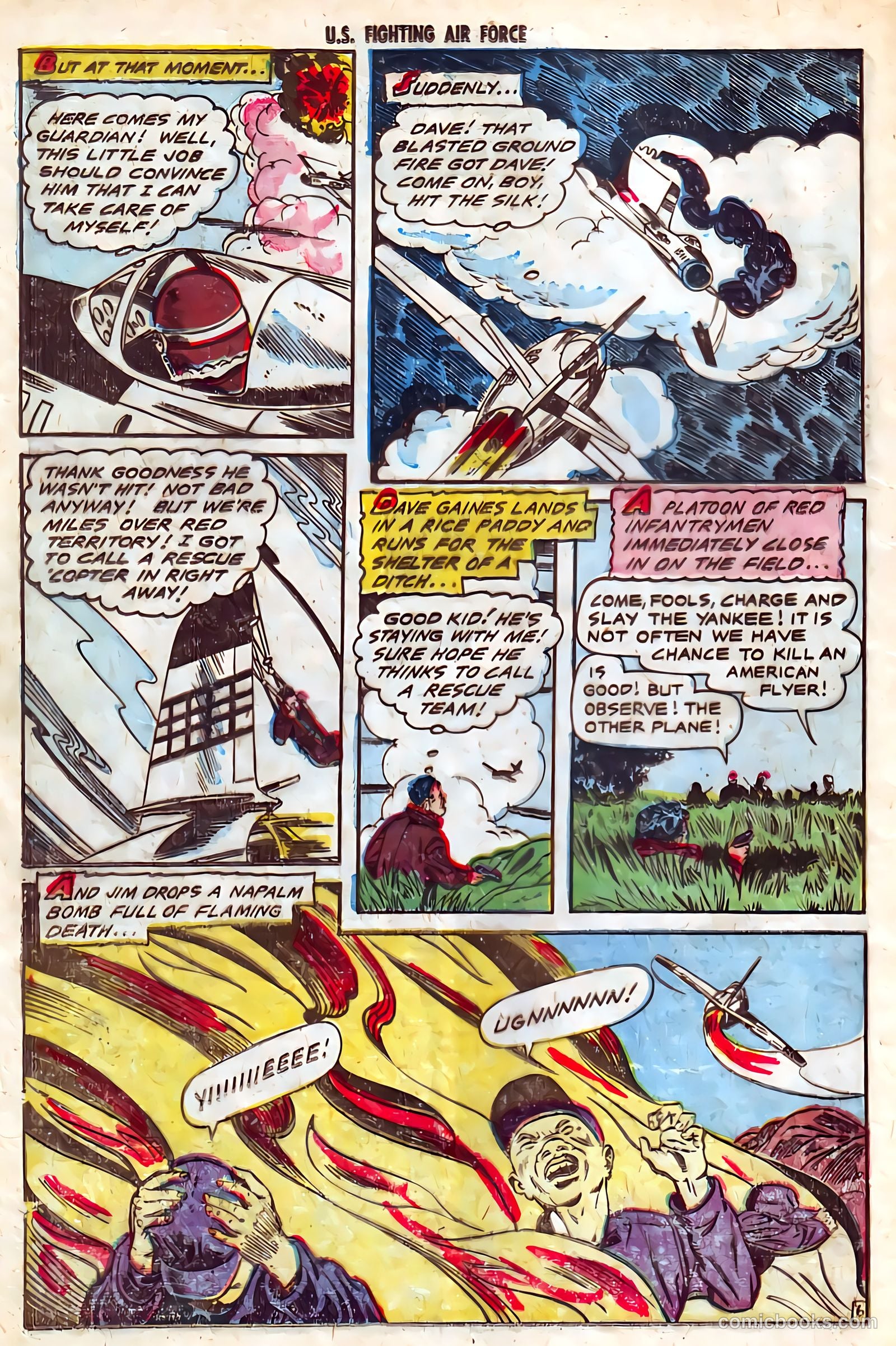 U.S. Fighting Air Force #26 (1956) — page 16 of 36