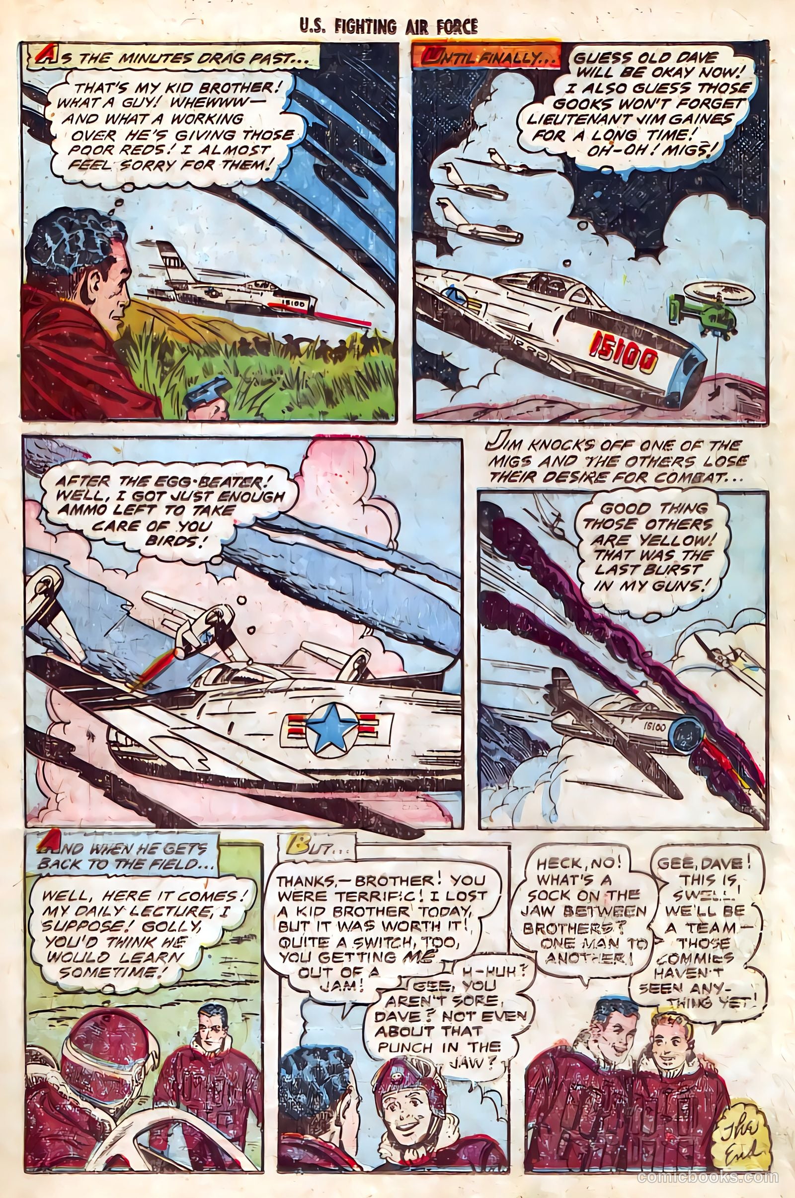 U.S. Fighting Air Force #26 (1956) — page 17 of 36