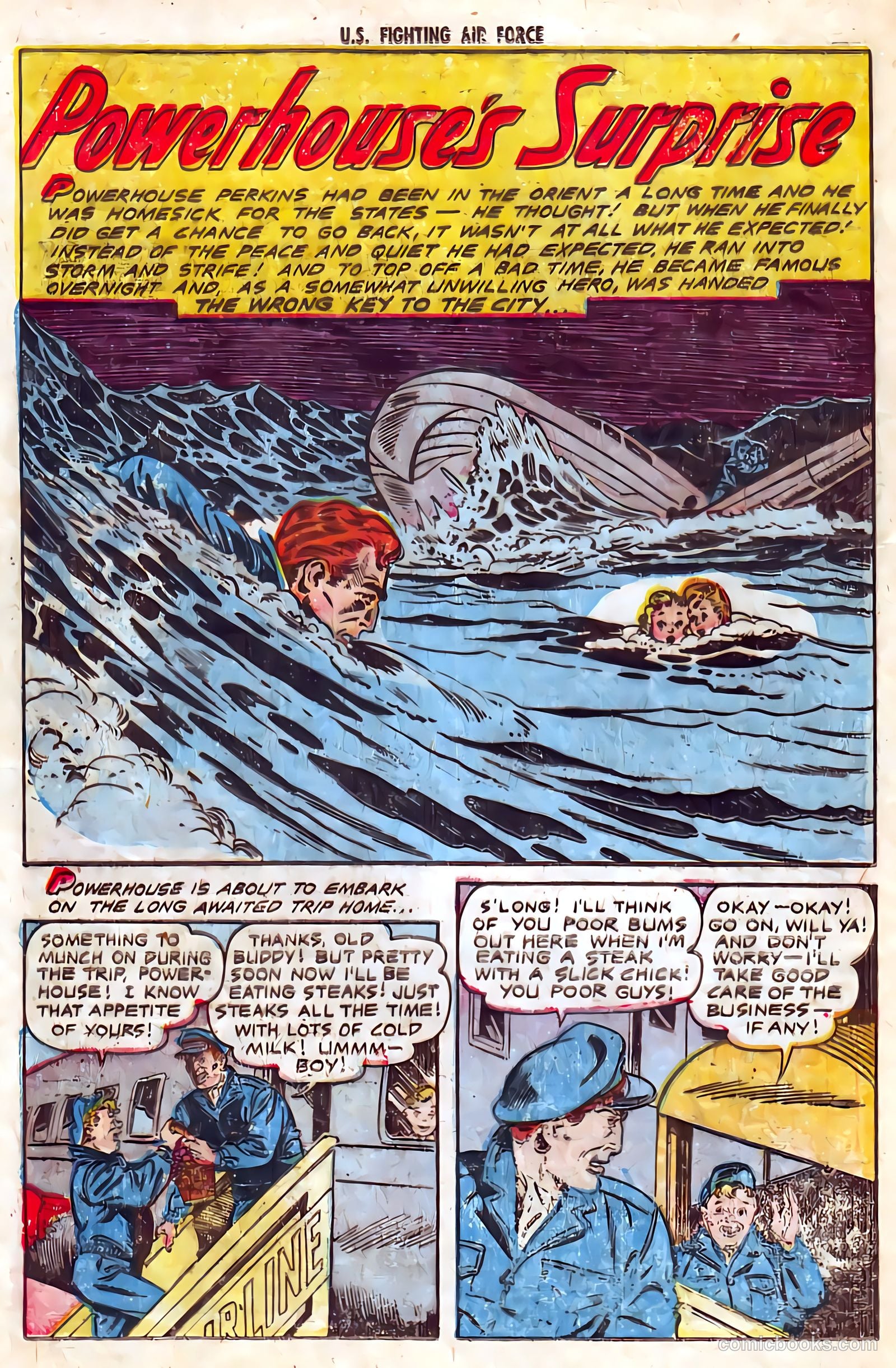 U.S. Fighting Air Force #26 (1956) — page 20 of 36