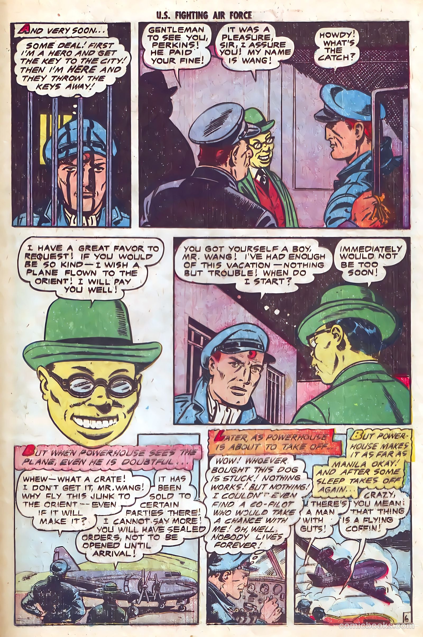 U.S. Fighting Air Force #26 (1956) — page 25 of 36