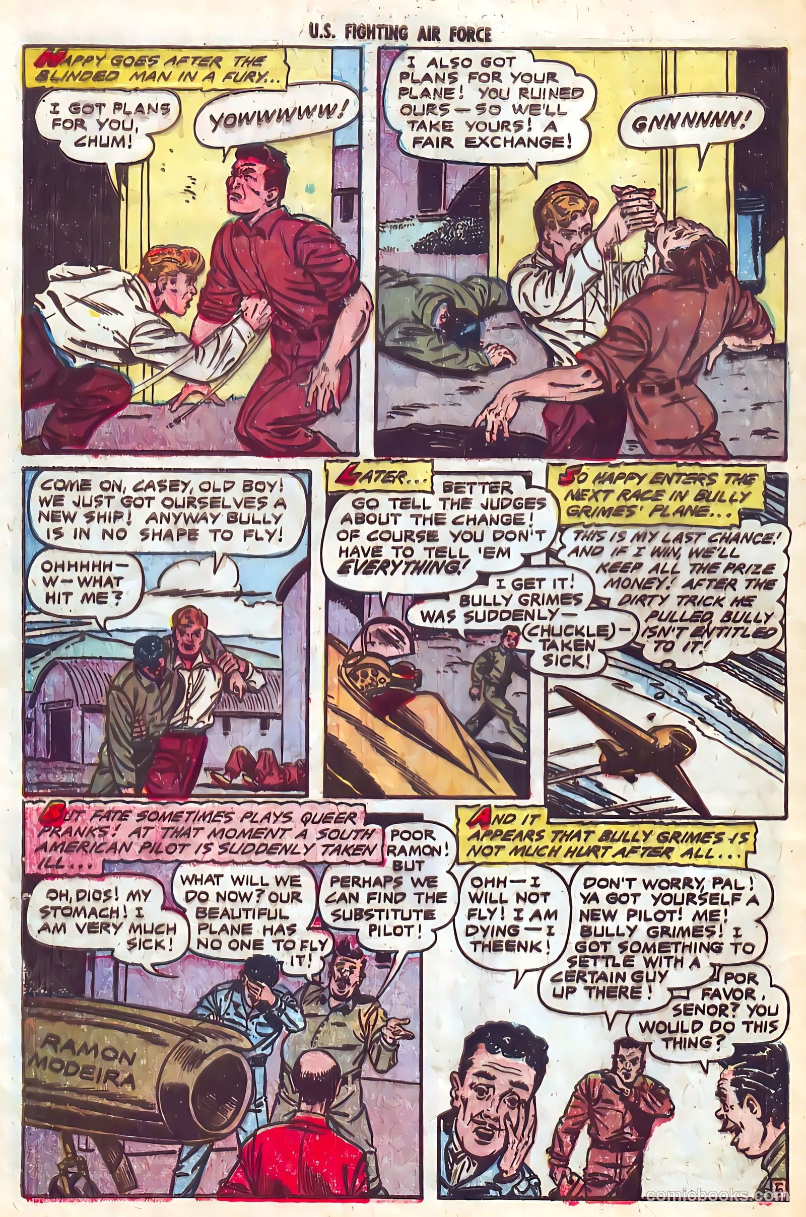U.S. Fighting Air Force #26 (1956) — page 32 of 36