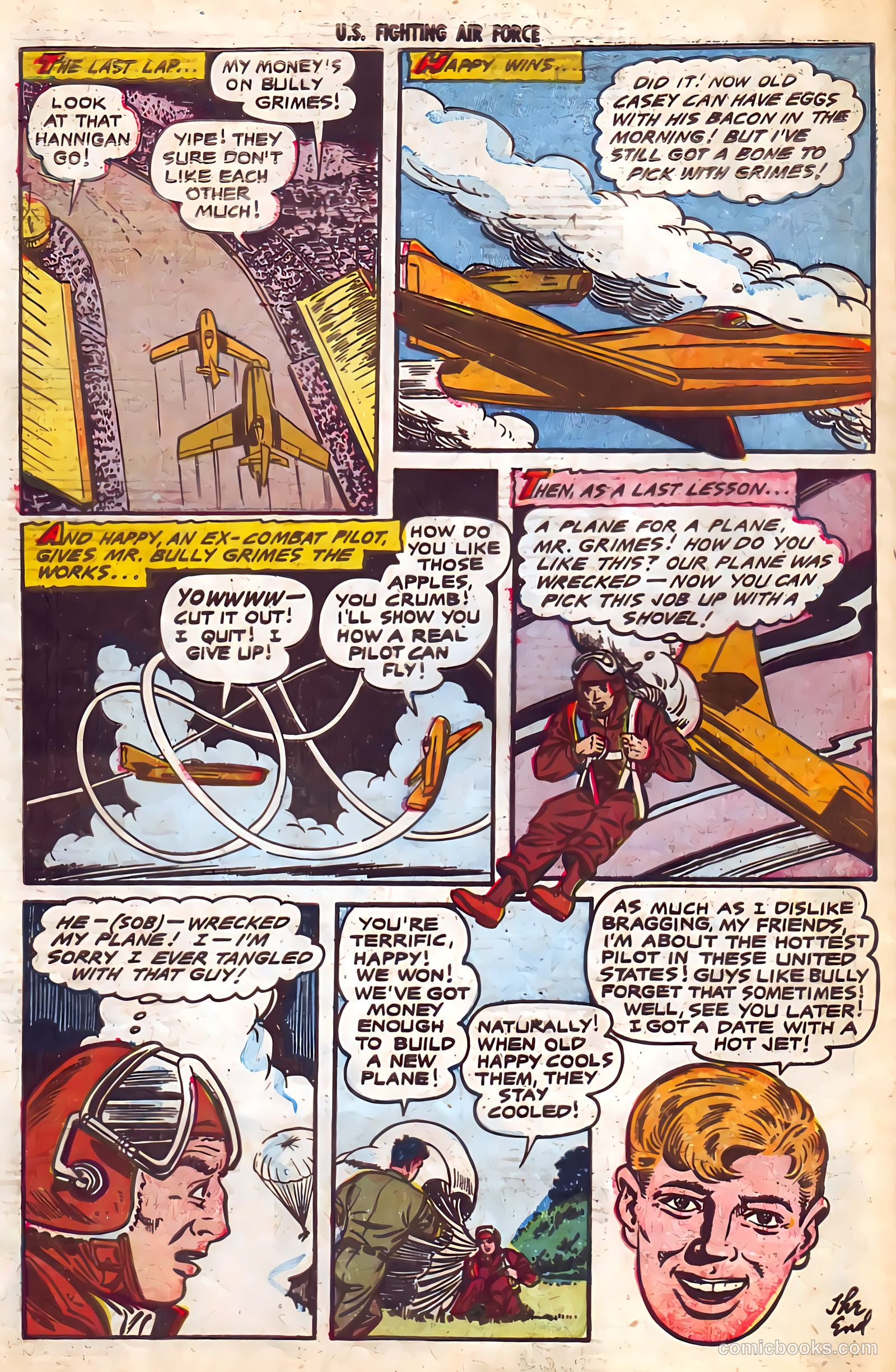 U.S. Fighting Air Force #26 (1956) — page 34 of 36