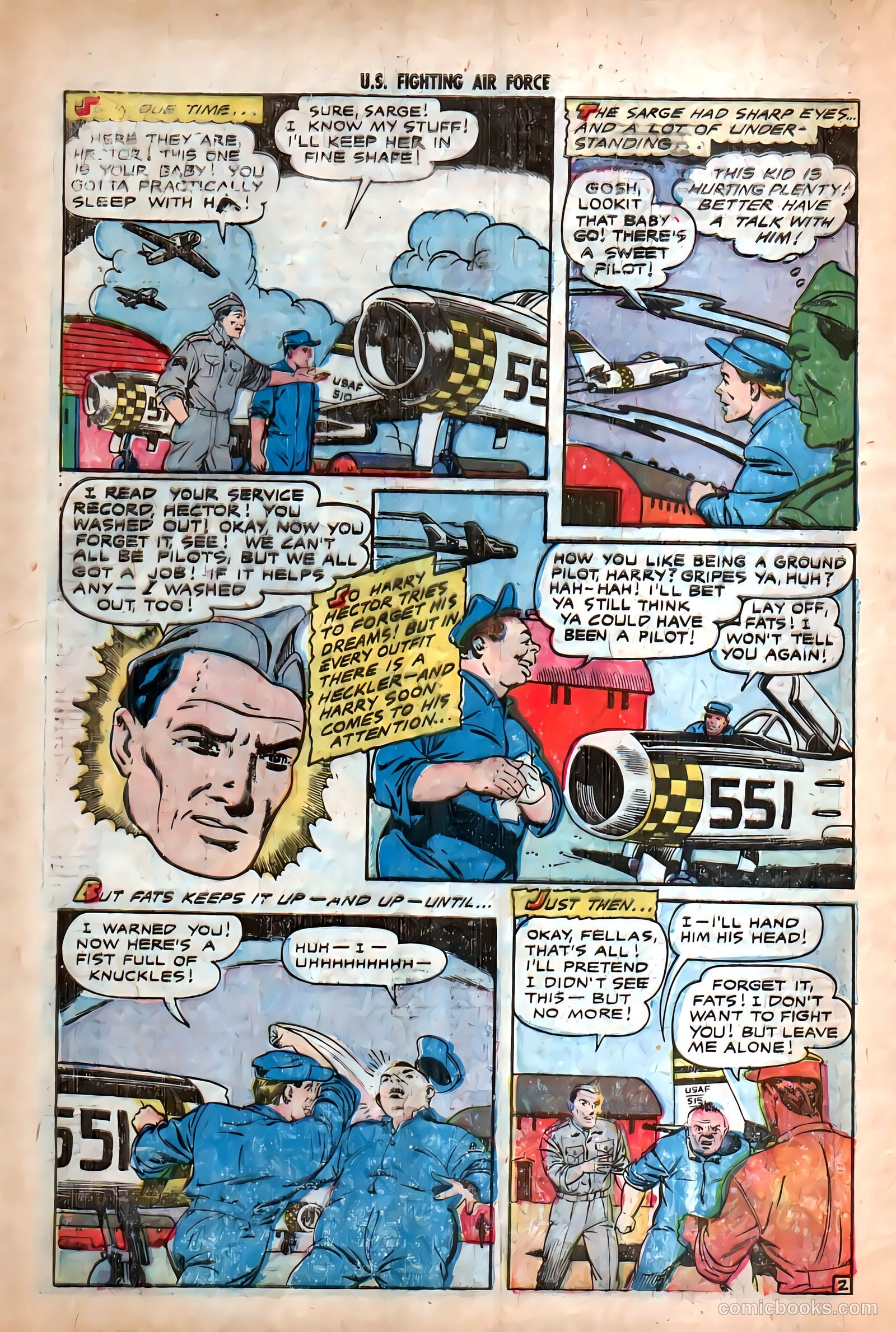 U.S. Fighting Air Force #27 (1956) — page 4 of 36