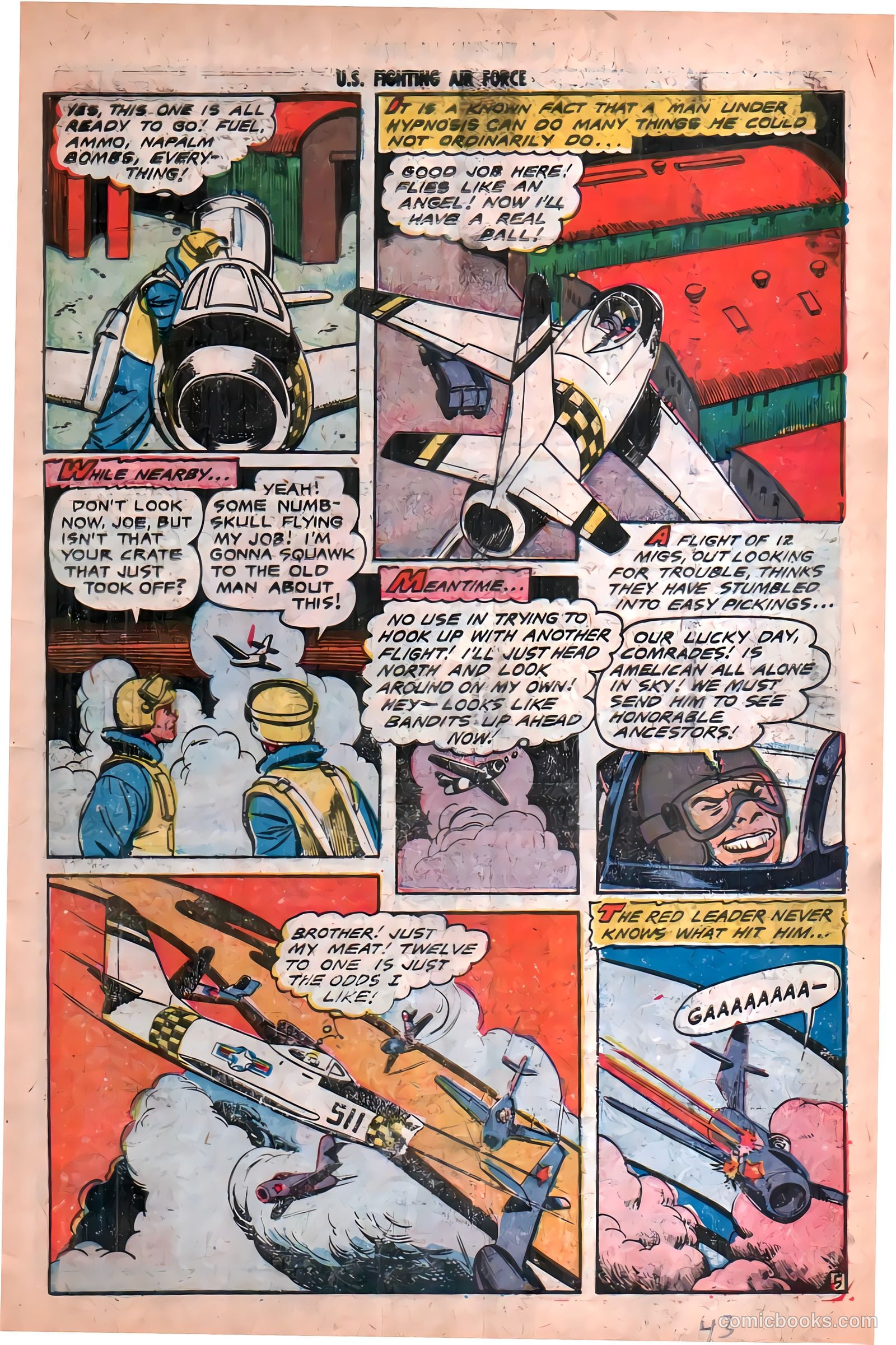 U.S. Fighting Air Force #27 (1956) — page 7 of 36