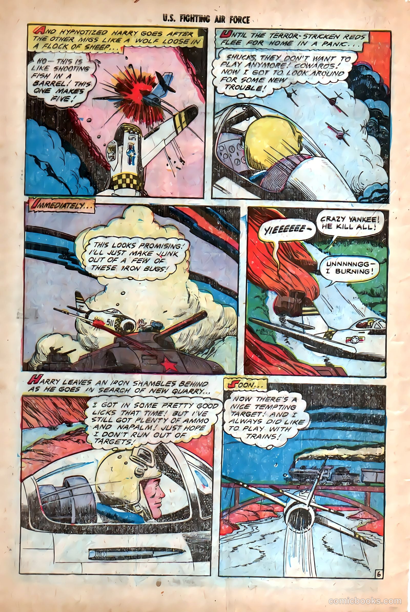 U.S. Fighting Air Force #27 (1956) — page 8 of 36