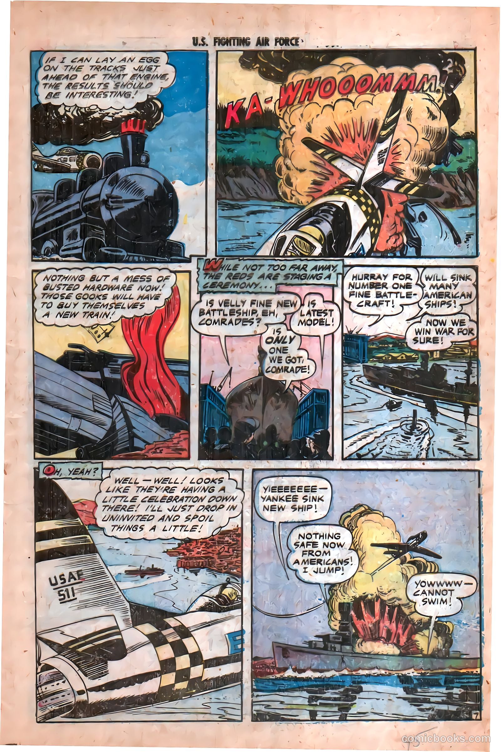 U.S. Fighting Air Force #27 (1956) — page 9 of 36