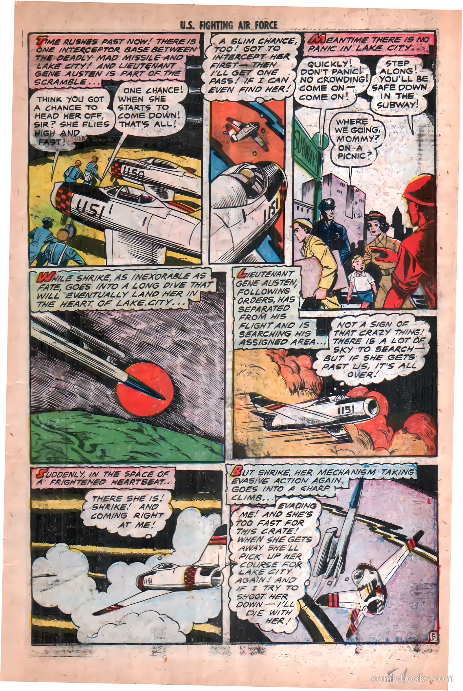 U.S. Fighting Air Force #27 (1956) — page 15 of 36