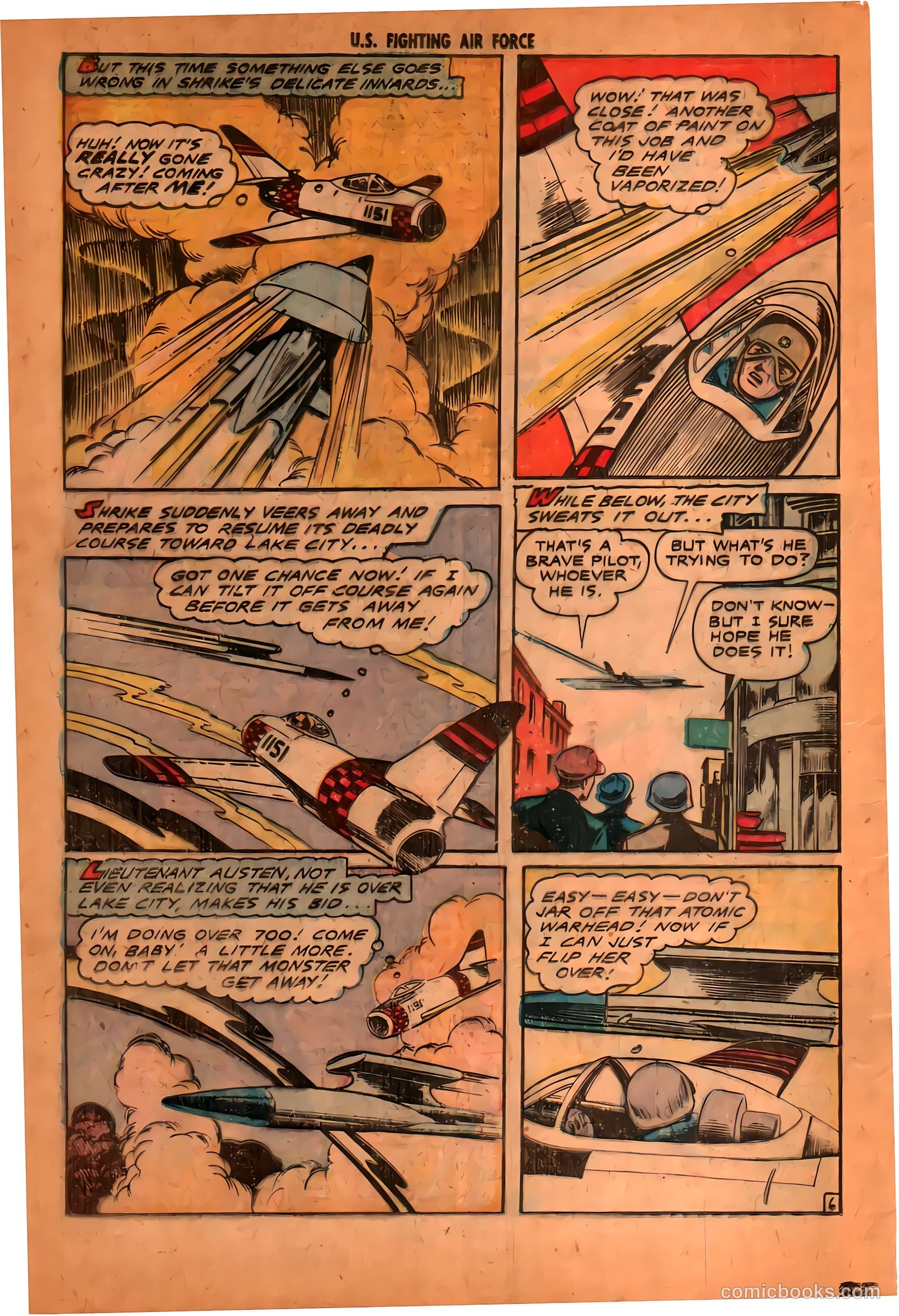 U.S. Fighting Air Force #27 (1956) — page 16 of 36
