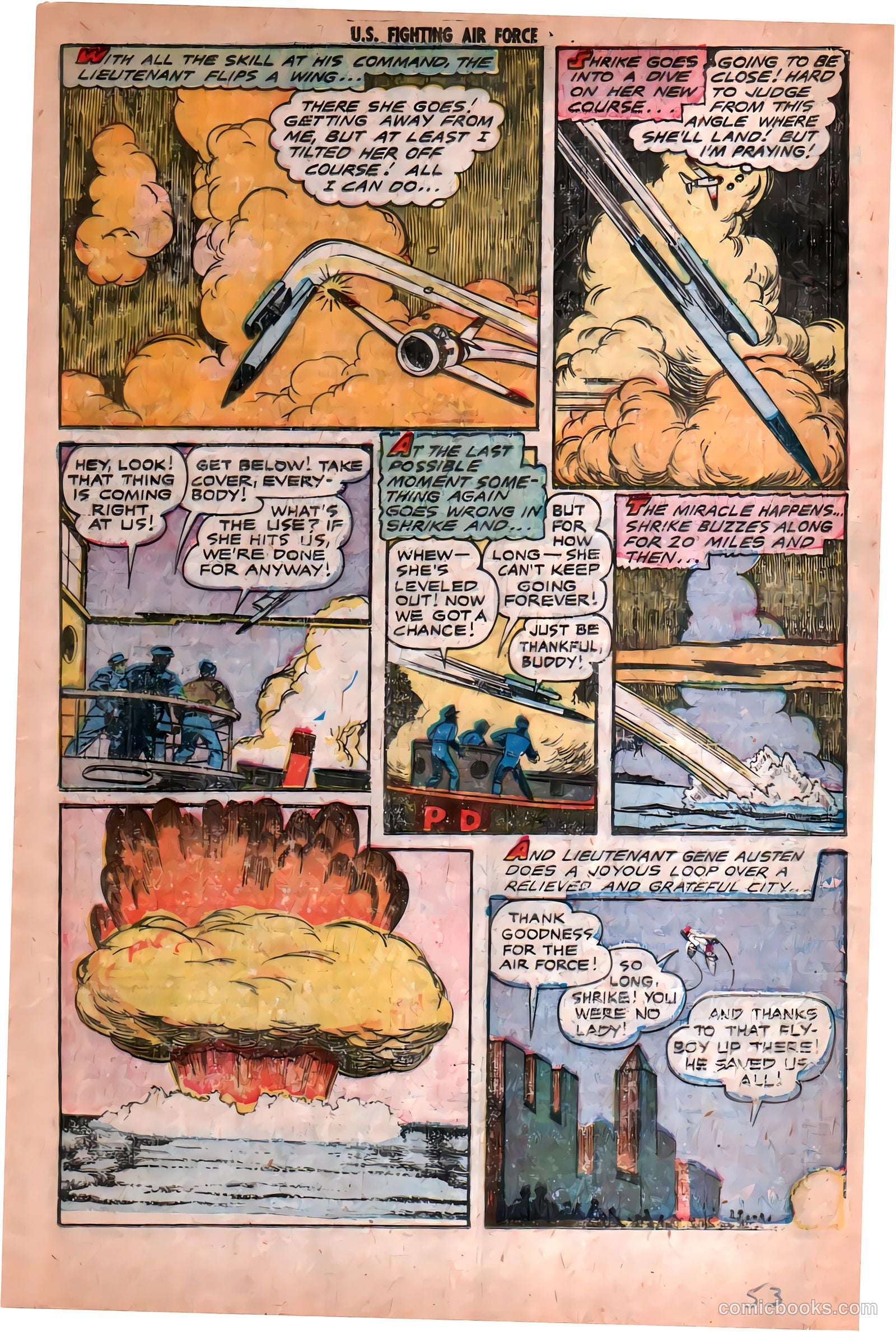 U.S. Fighting Air Force #27 (1956) — page 17 of 36