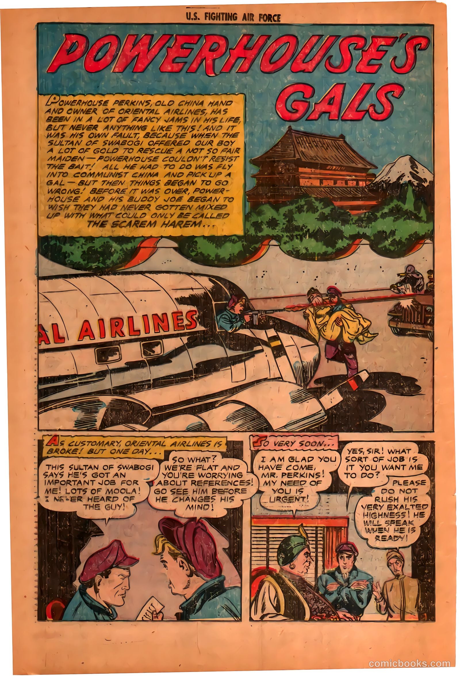 U.S. Fighting Air Force #27 (1956) — page 20 of 36