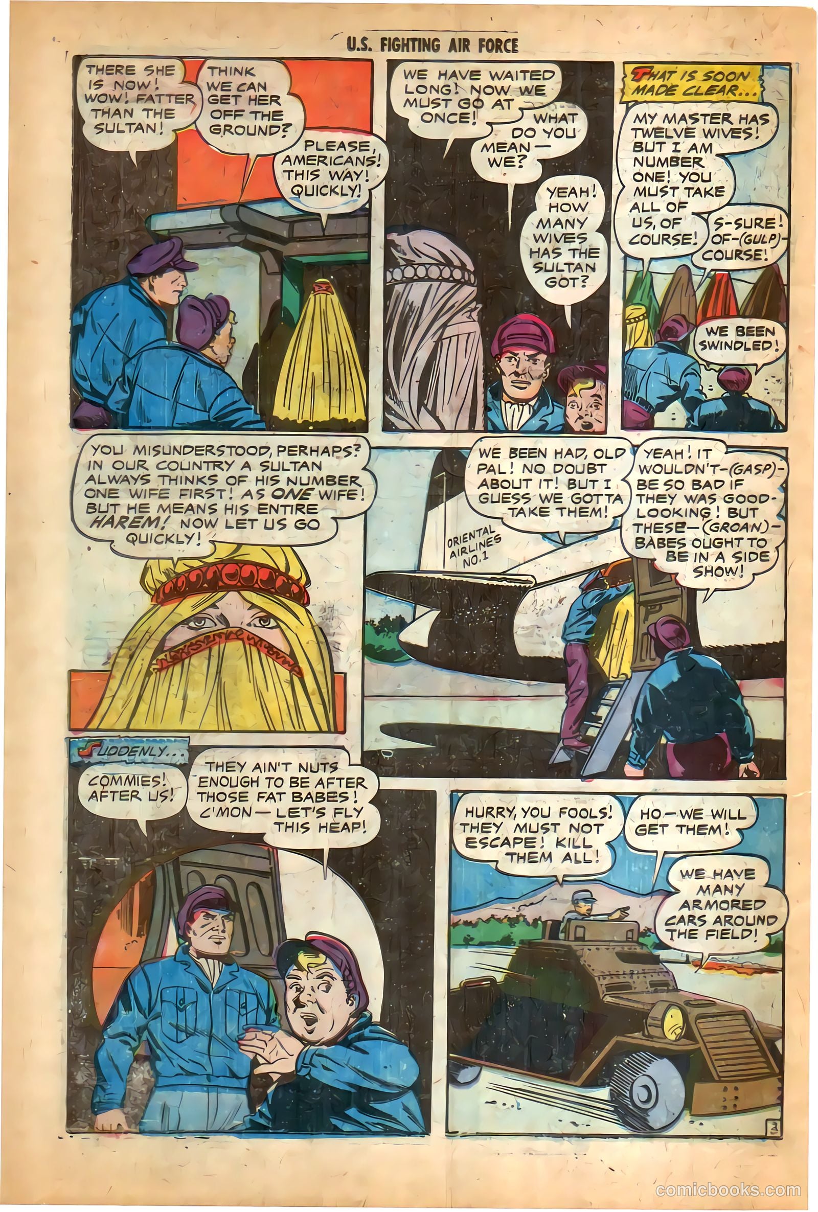 U.S. Fighting Air Force #27 (1956) — page 22 of 36