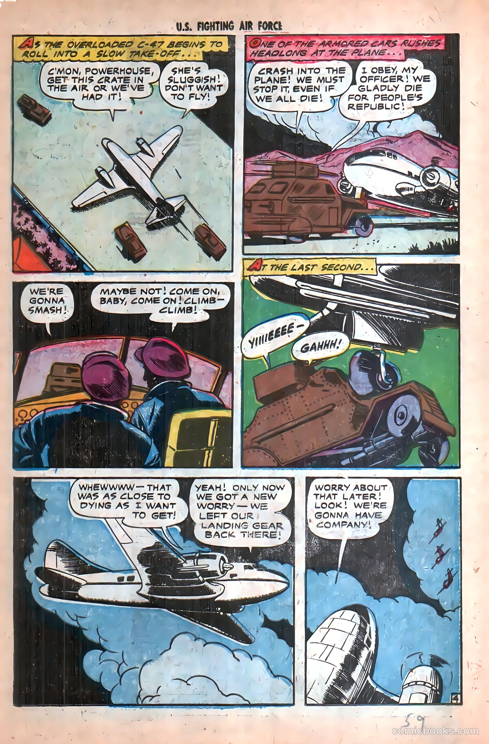 U.S. Fighting Air Force #27 (1956) — page 23 of 36