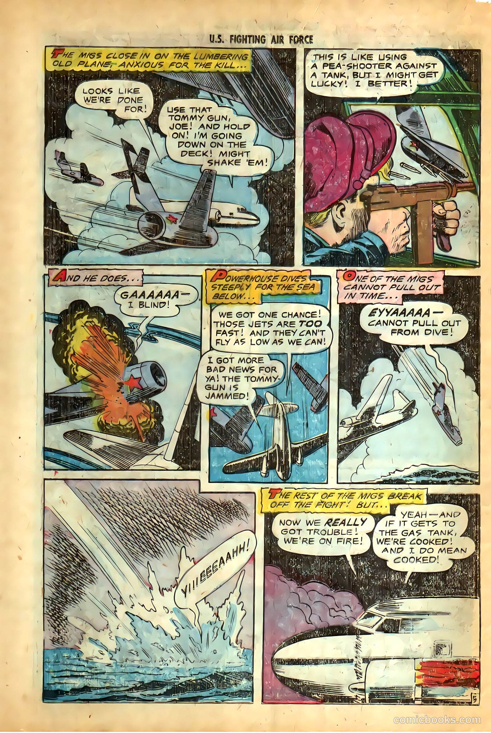U.S. Fighting Air Force #27 (1956) — page 24 of 36