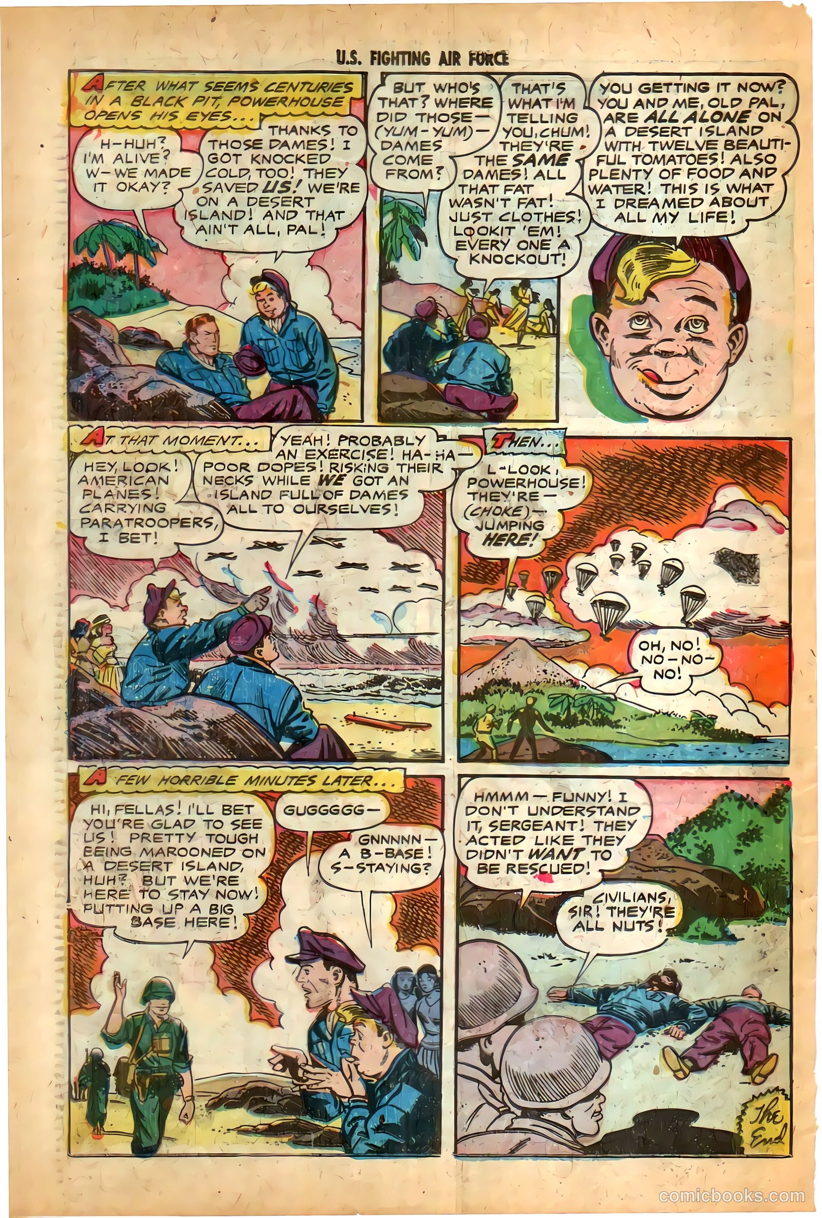 U.S. Fighting Air Force #27 (1956) — page 26 of 36