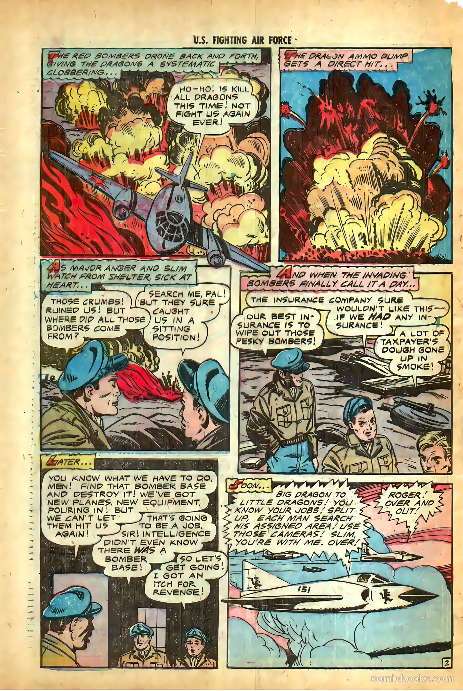 U.S. Fighting Air Force #27 (1956) — page 28 of 36