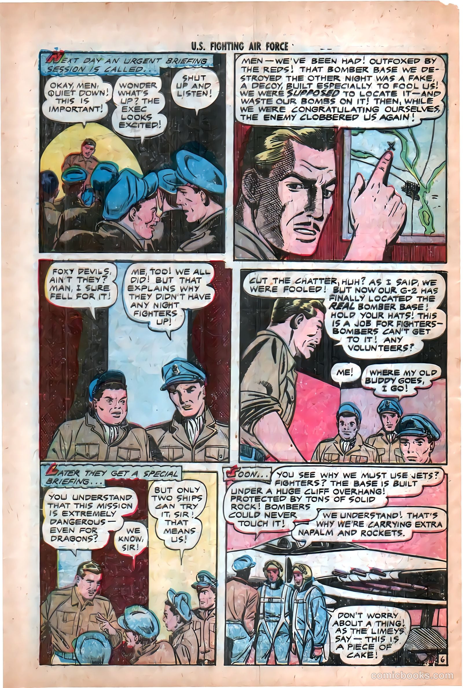 U.S. Fighting Air Force #27 (1956) — page 32 of 36