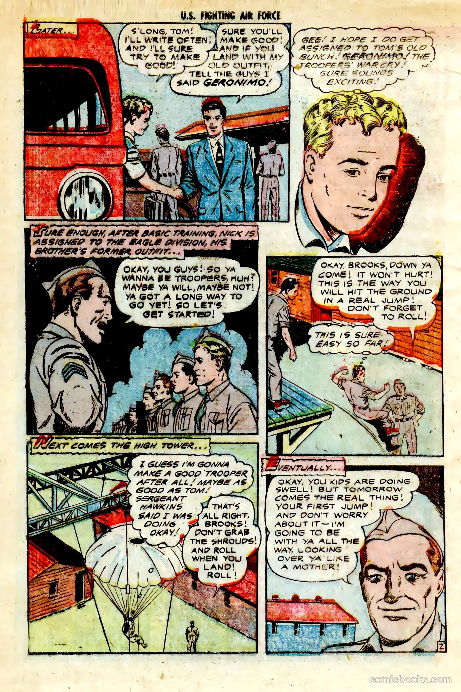 U.S. Fighting Air Force #28 (1956) — page 4 of 36