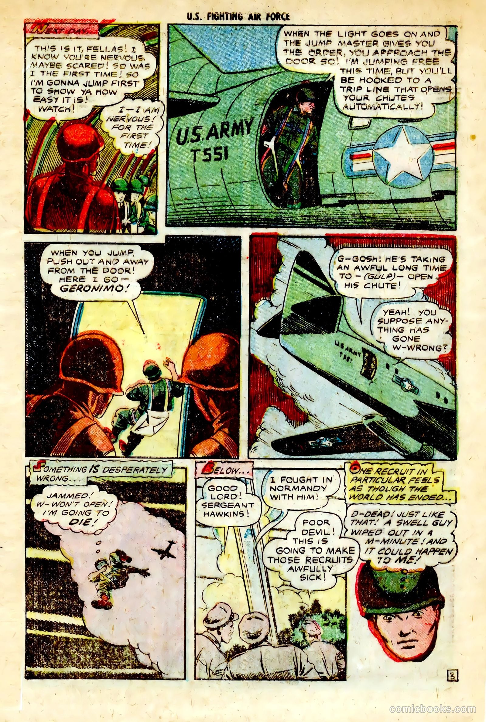 U.S. Fighting Air Force #28 (1956) — page 5 of 36