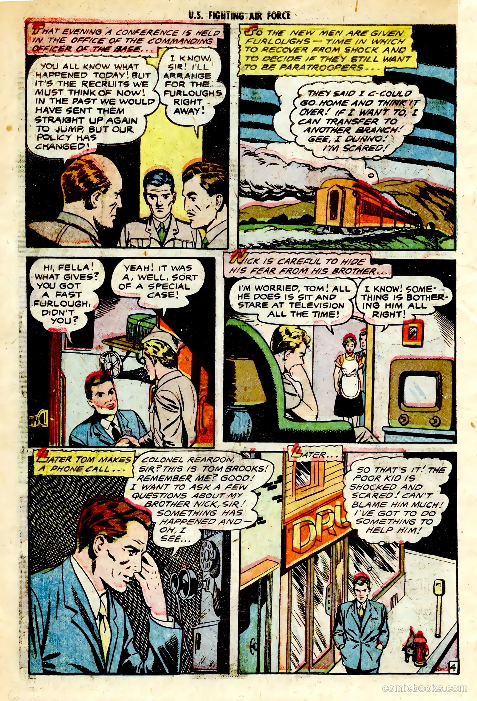 U.S. Fighting Air Force #28 (1956) — page 6 of 36