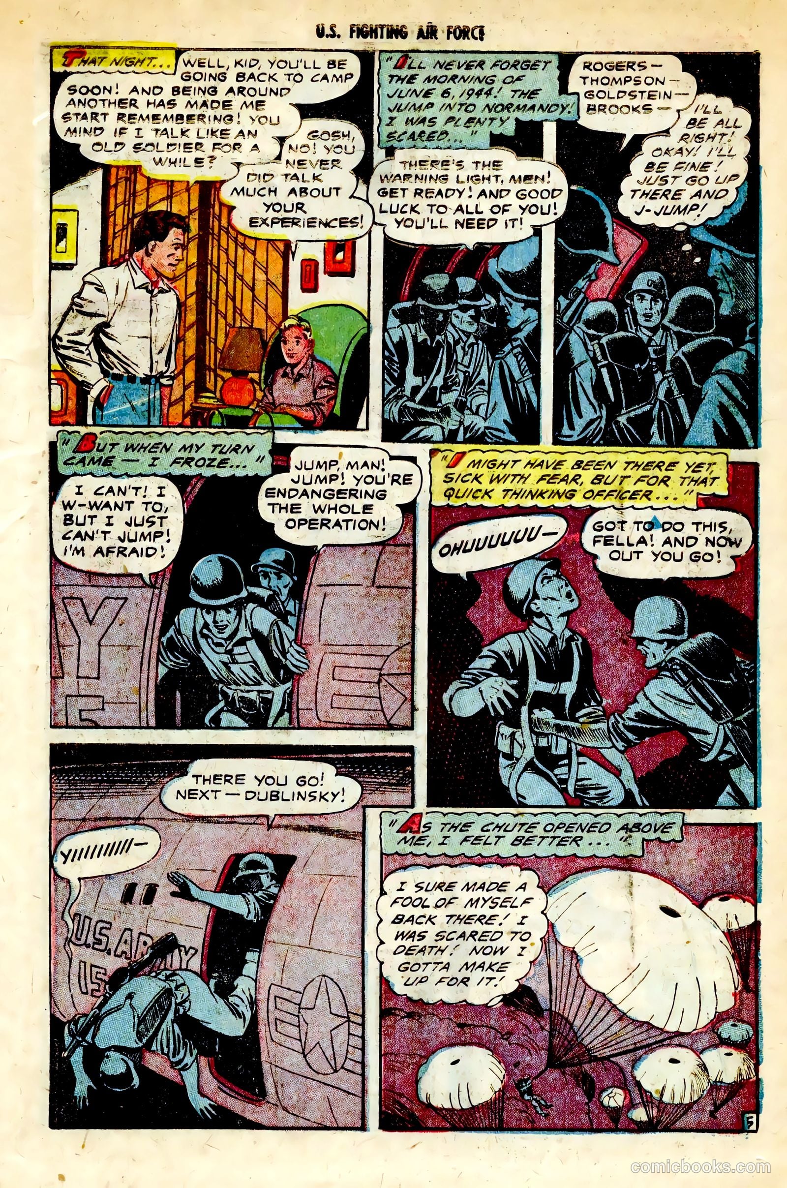 U.S. Fighting Air Force #28 (1956) — page 7 of 36