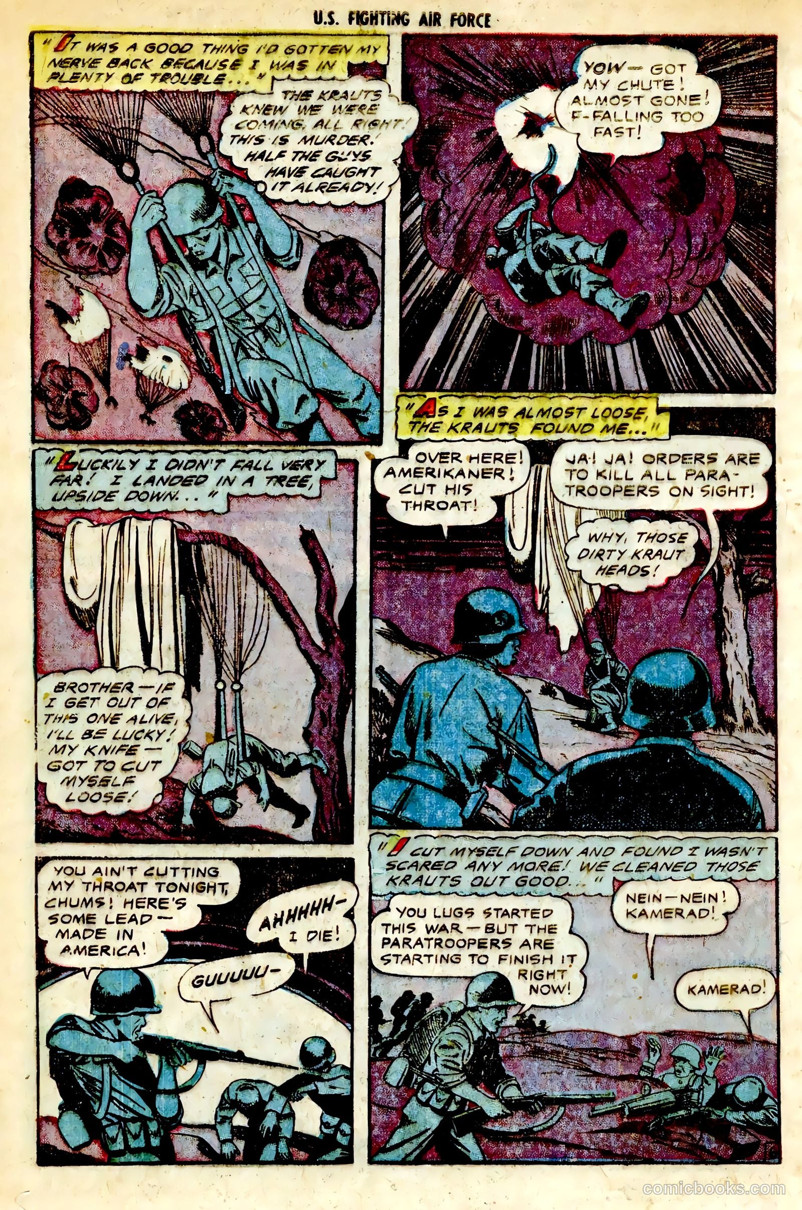 U.S. Fighting Air Force #28 (1956) — page 8 of 36