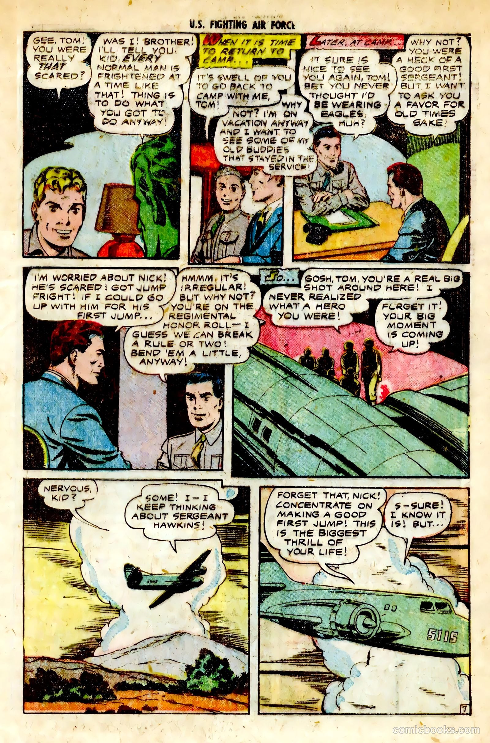 U.S. Fighting Air Force #28 (1956) — page 9 of 36