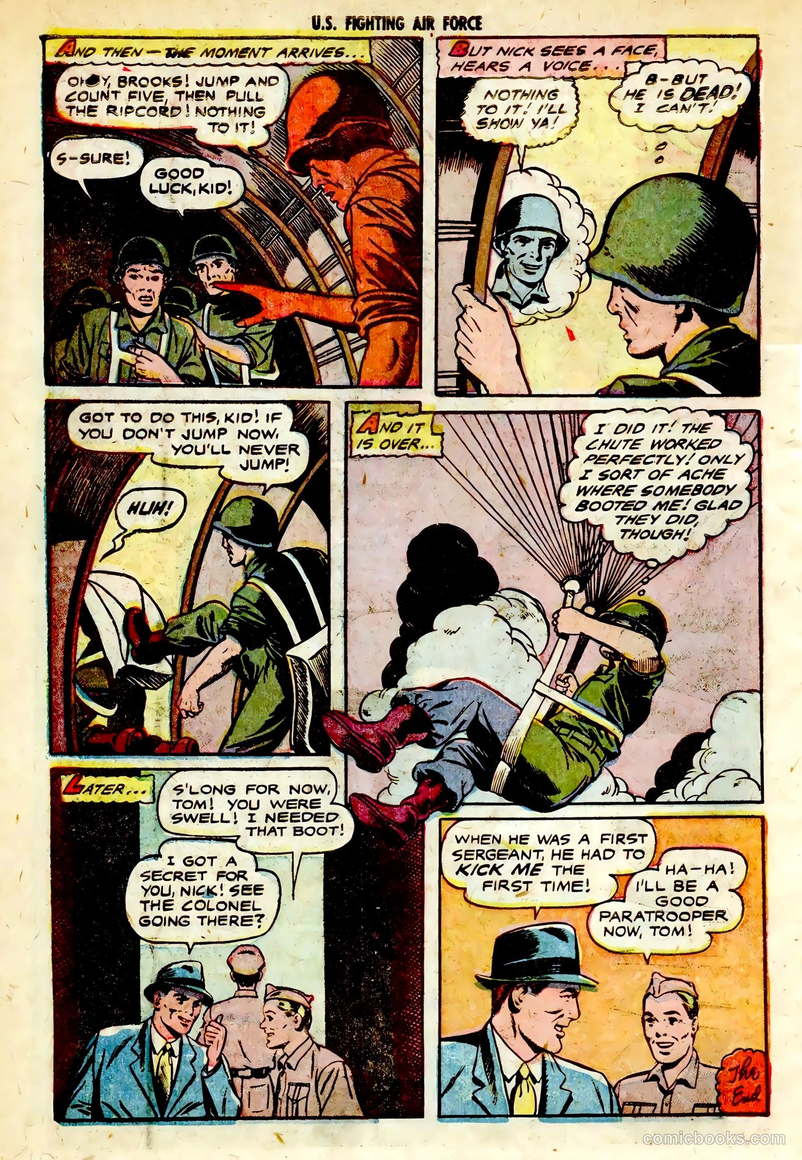 U.S. Fighting Air Force #28 (1956) — page 10 of 36