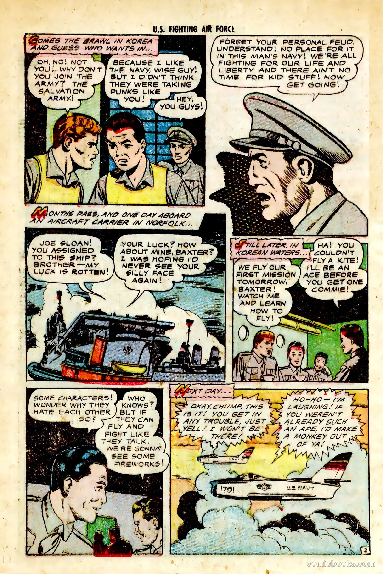 U.S. Fighting Air Force #28 (1956) — page 12 of 36