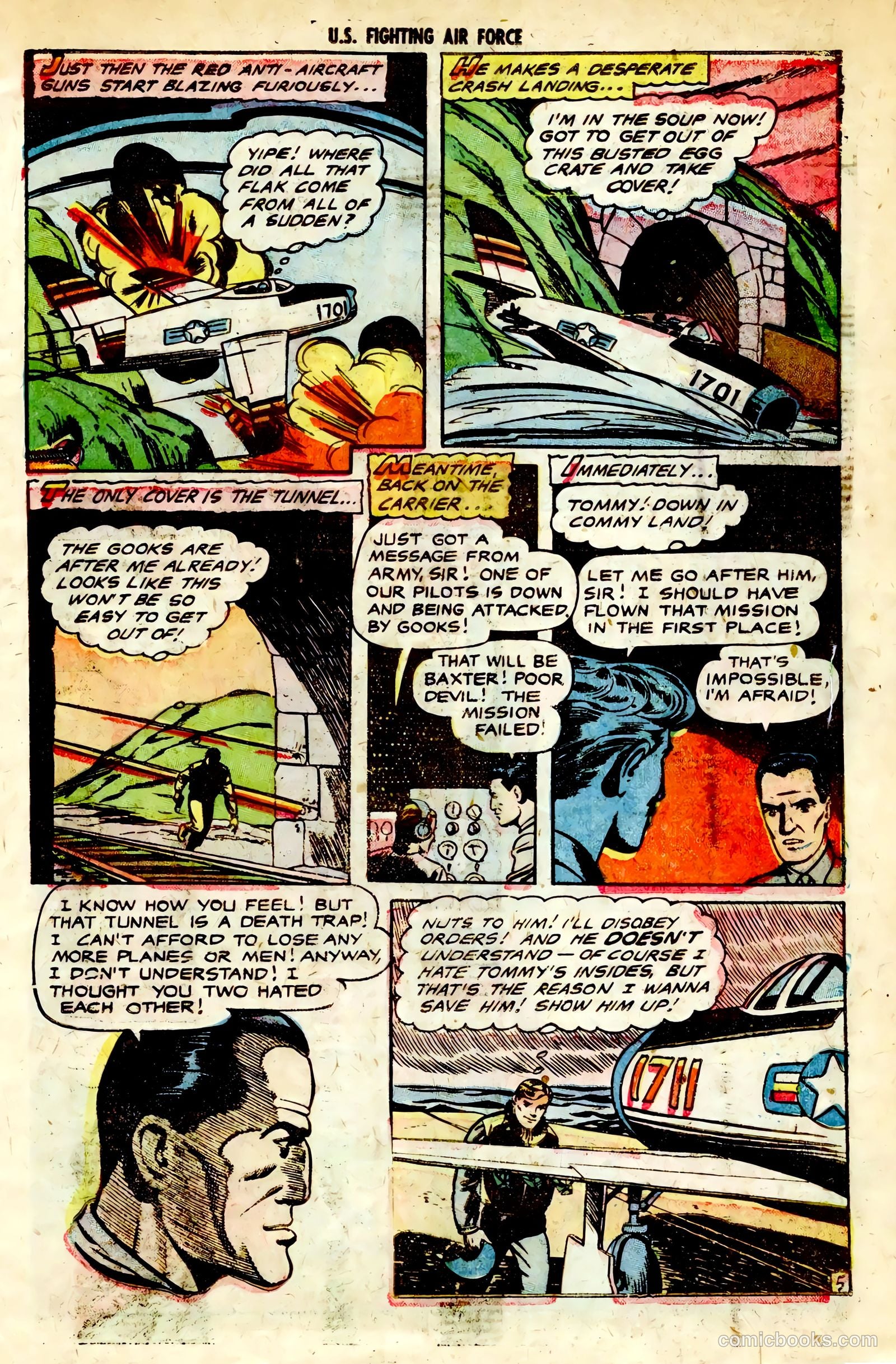 U.S. Fighting Air Force #28 (1956) — page 15 of 36