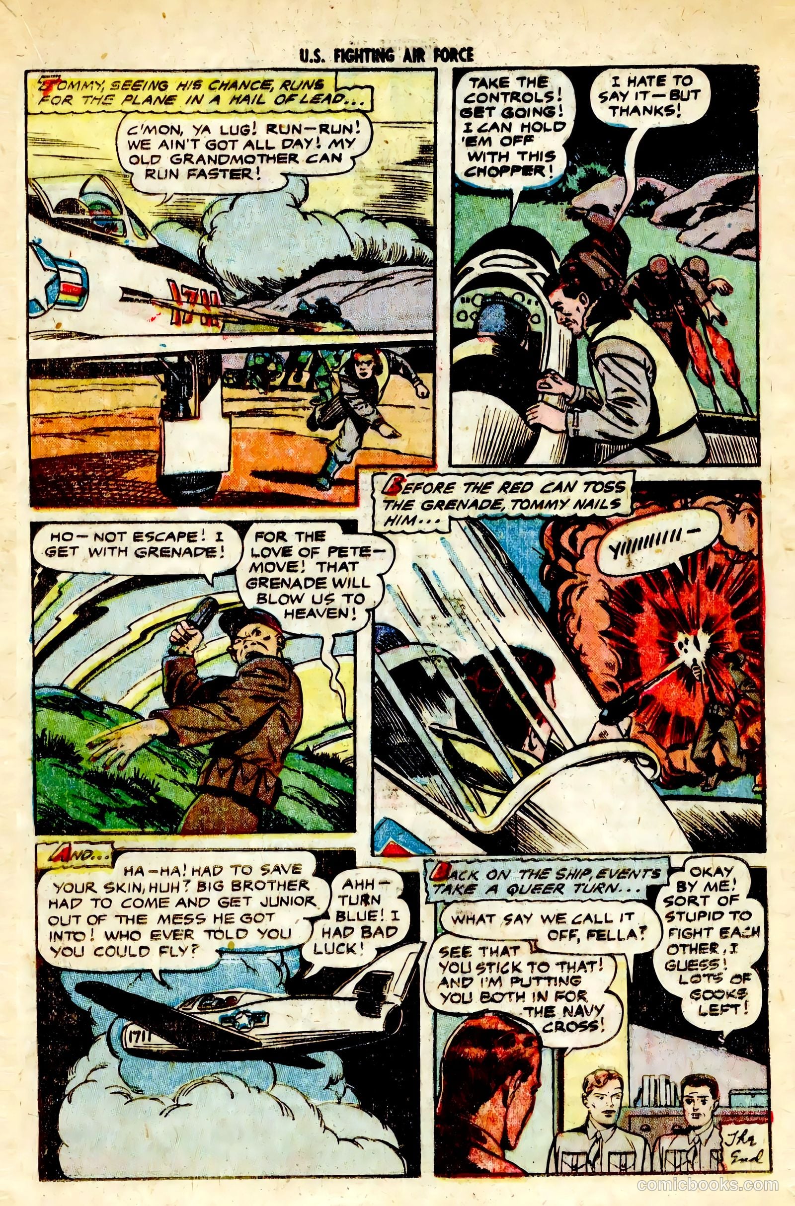 U.S. Fighting Air Force #28 (1956) — page 17 of 36