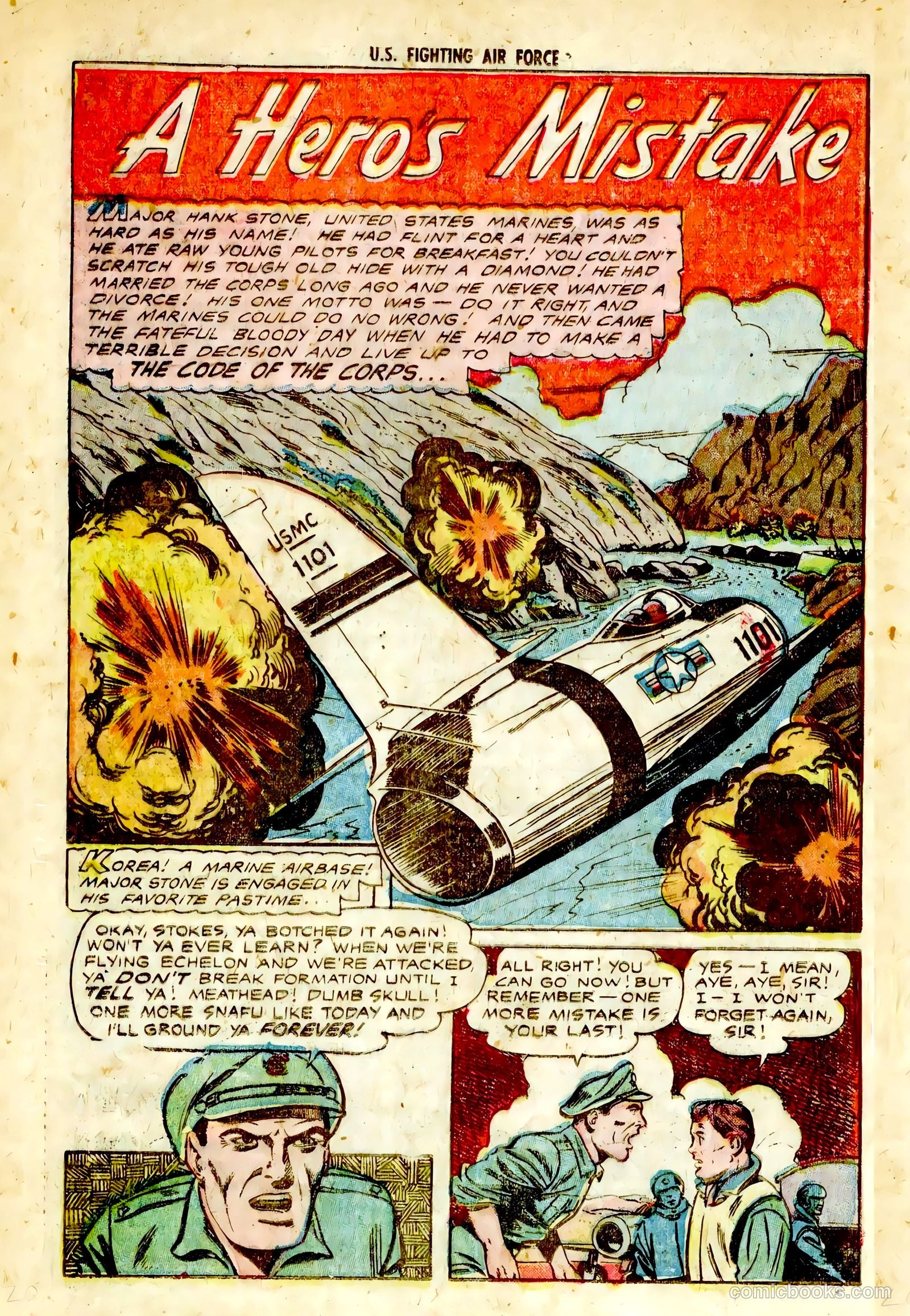 U.S. Fighting Air Force #28 (1956) — page 20 of 36