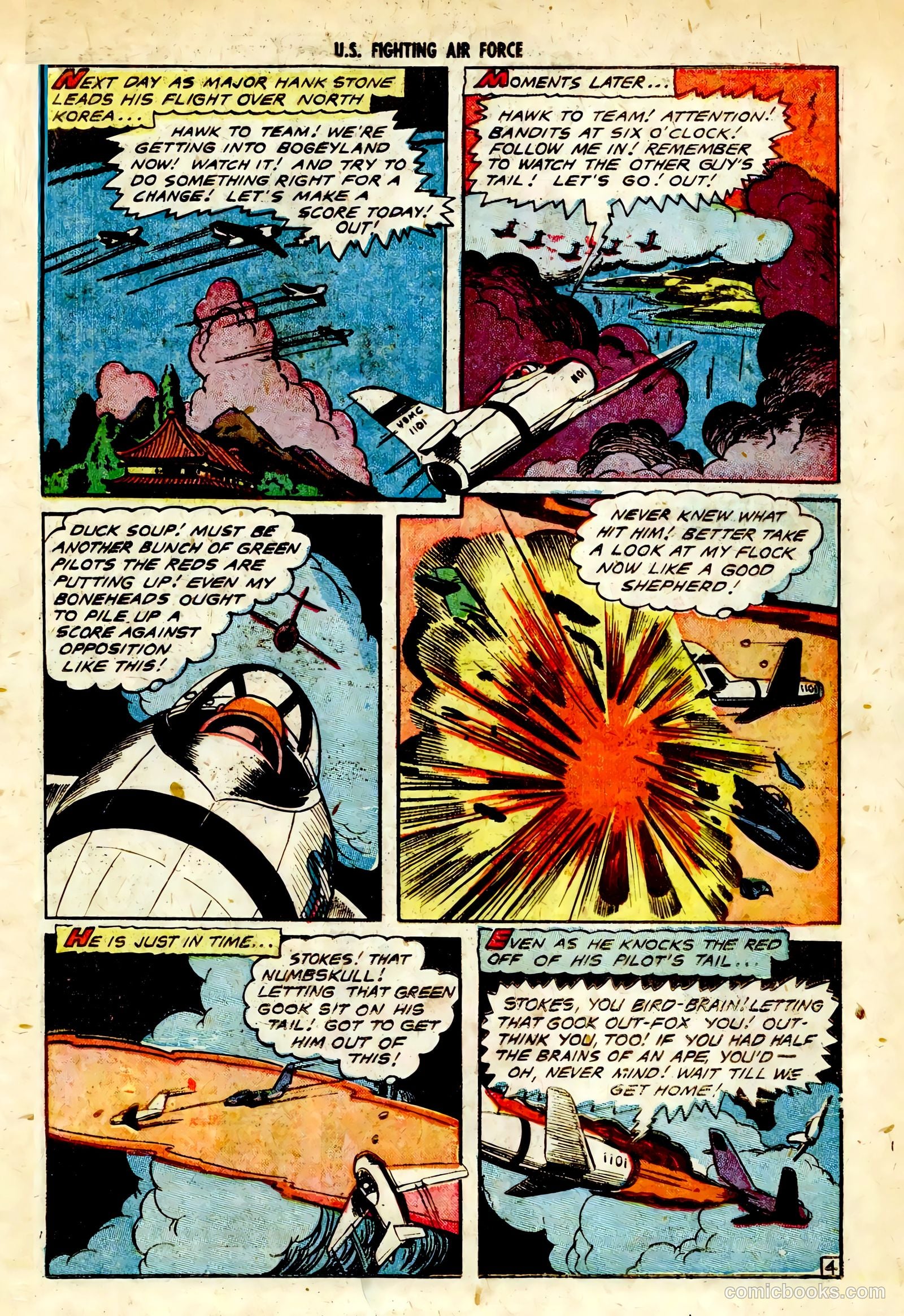 U.S. Fighting Air Force #28 (1956) — page 23 of 36