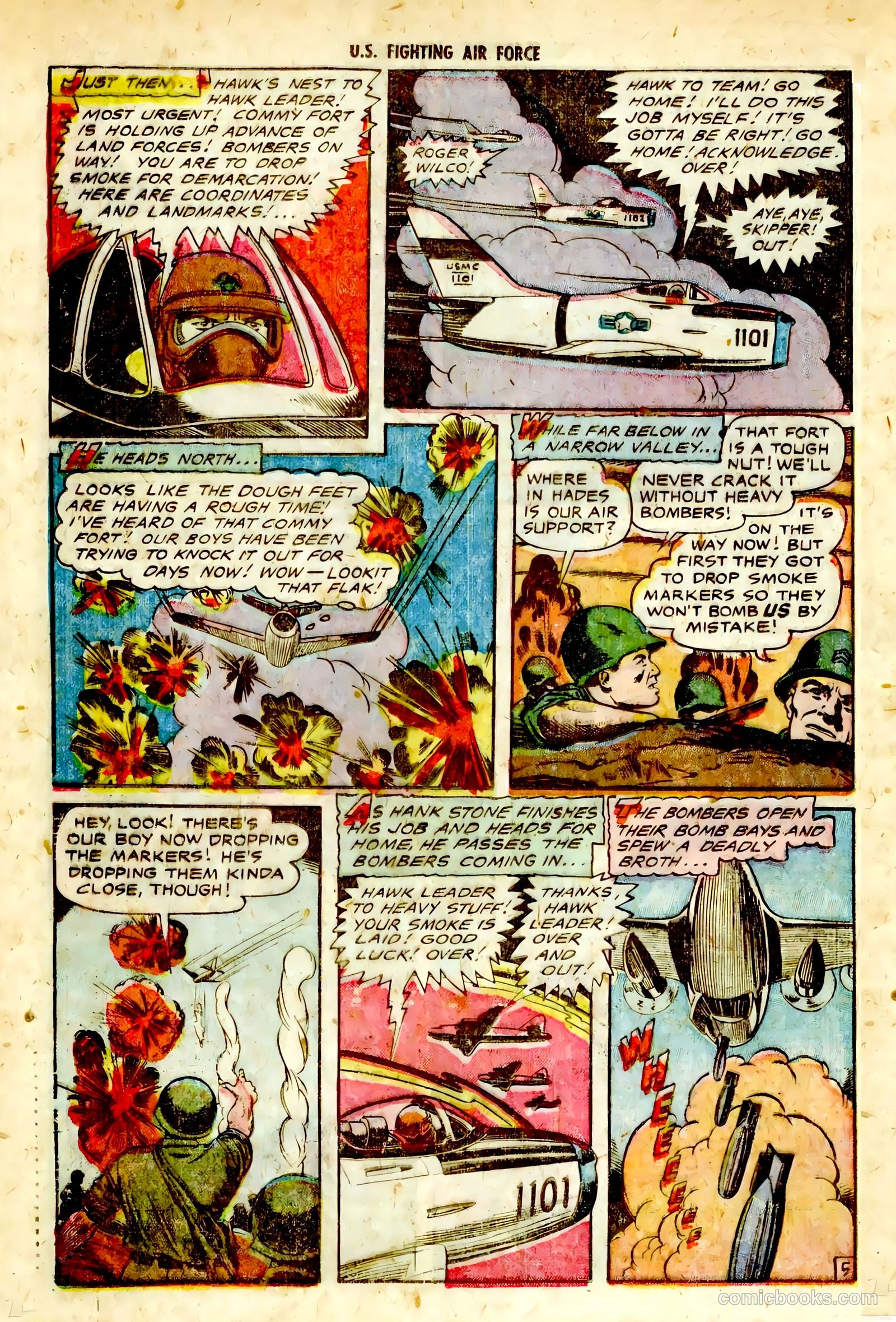 U.S. Fighting Air Force #28 (1956) — page 24 of 36