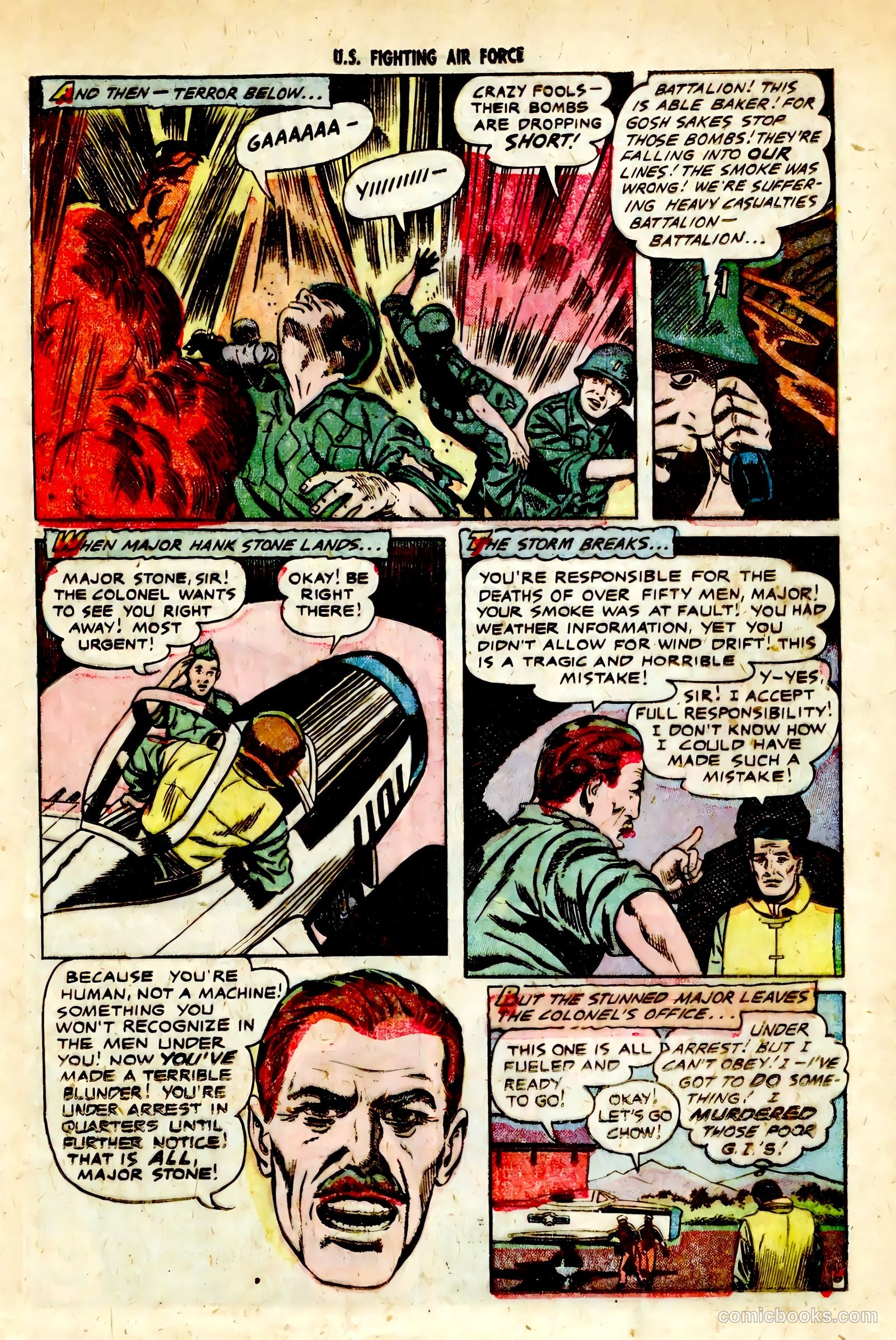 U.S. Fighting Air Force #28 (1956) — page 25 of 36