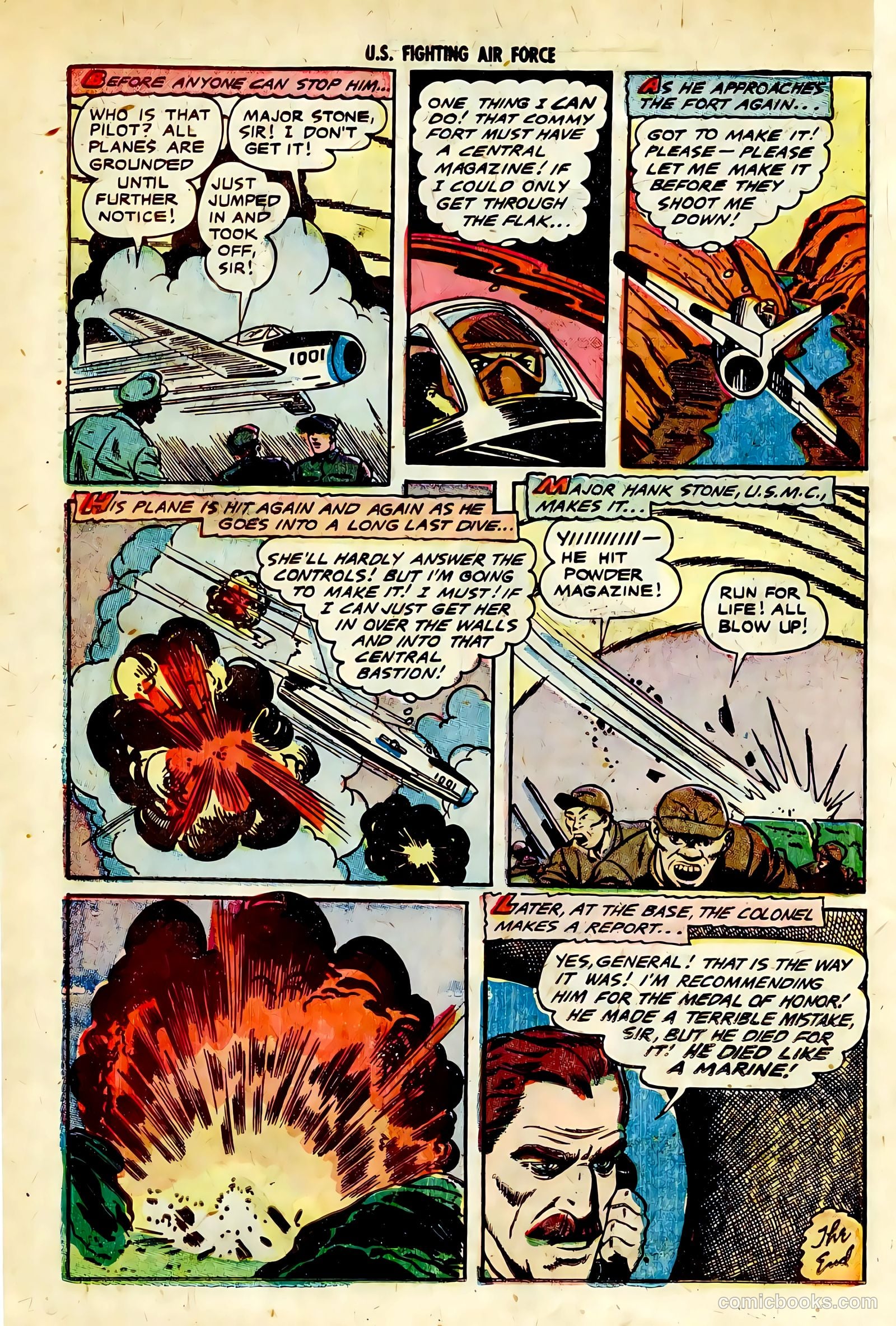 U.S. Fighting Air Force #28 (1956) — page 26 of 36