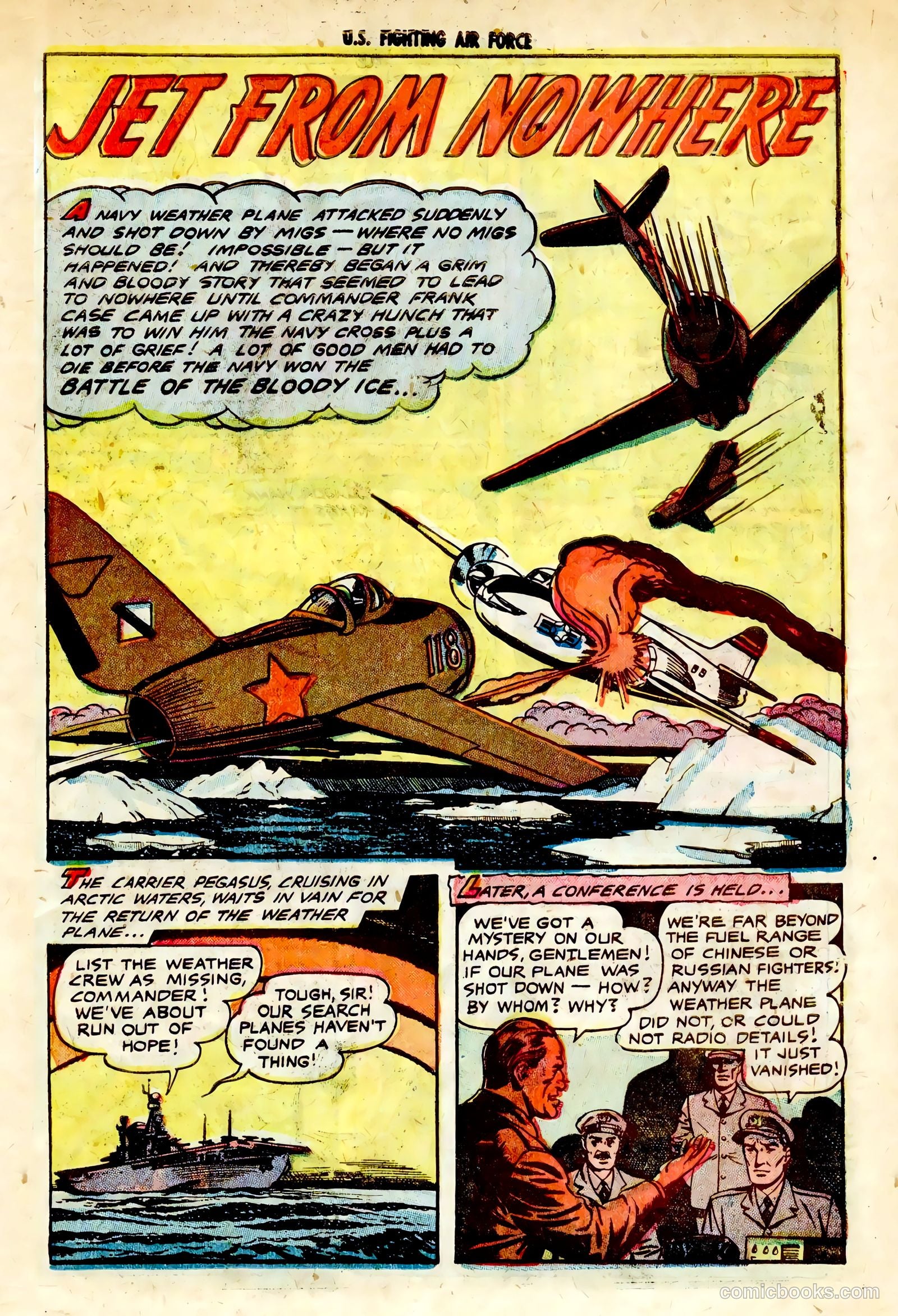 U.S. Fighting Air Force #28 (1956) — page 27 of 36