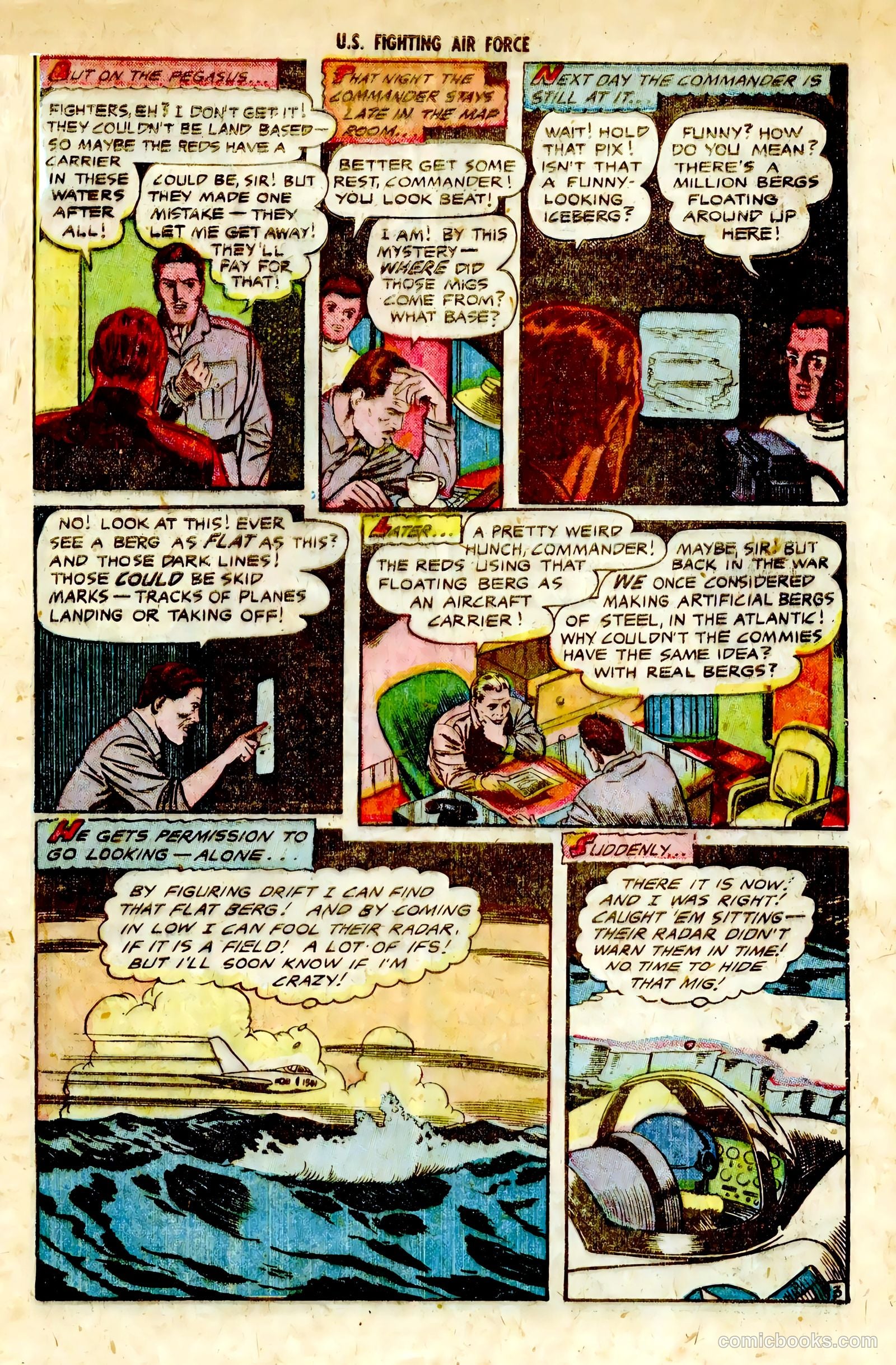 U.S. Fighting Air Force #28 (1956) — page 29 of 36